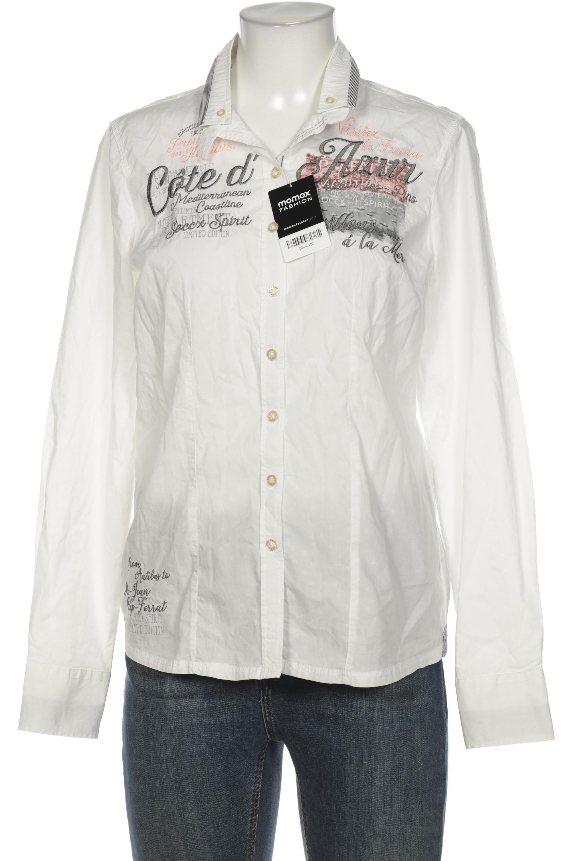 

Soccx Damen Bluse, weiß, Gr. 38