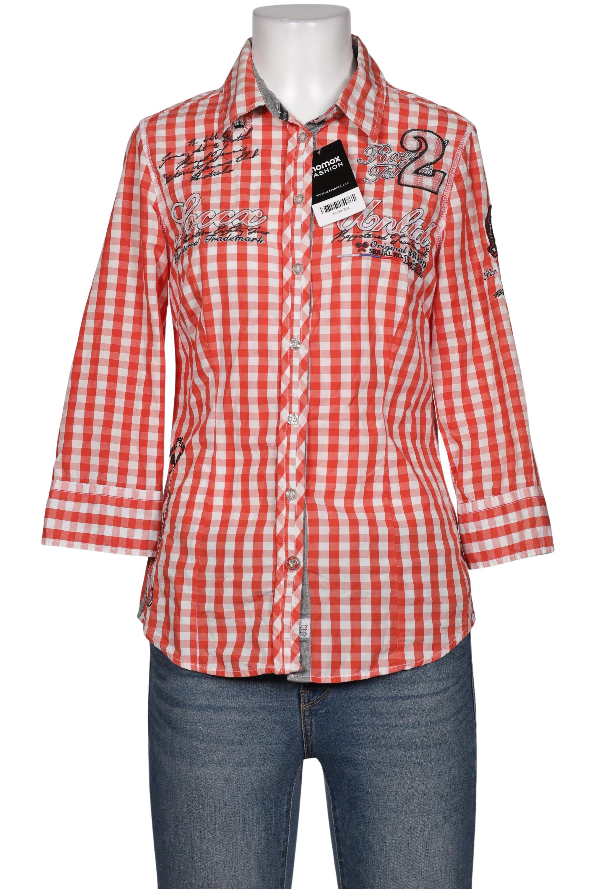 

Soccx Damen Bluse, rot, Gr. 36