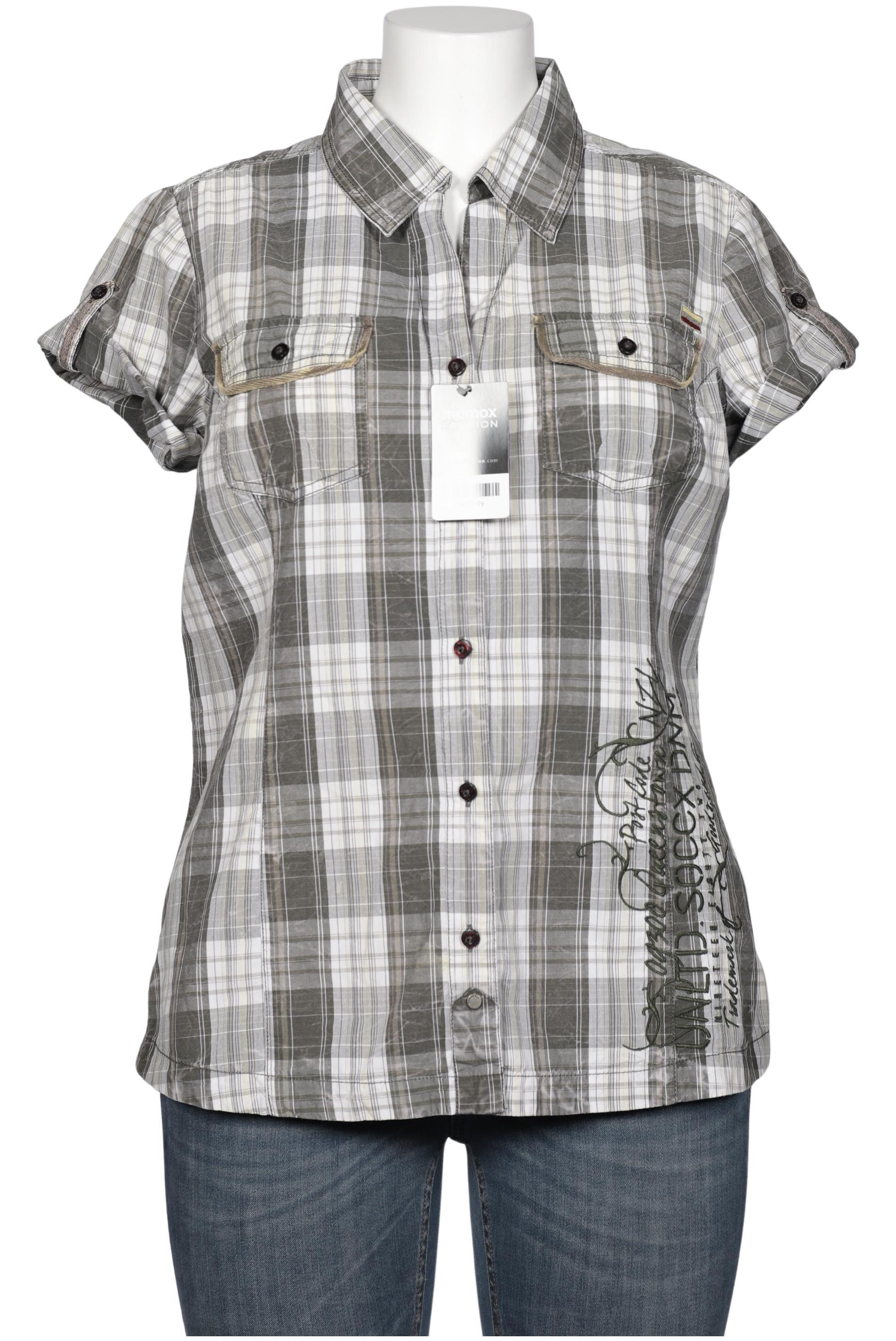 

Soccx Damen Bluse, grau, Gr. 46