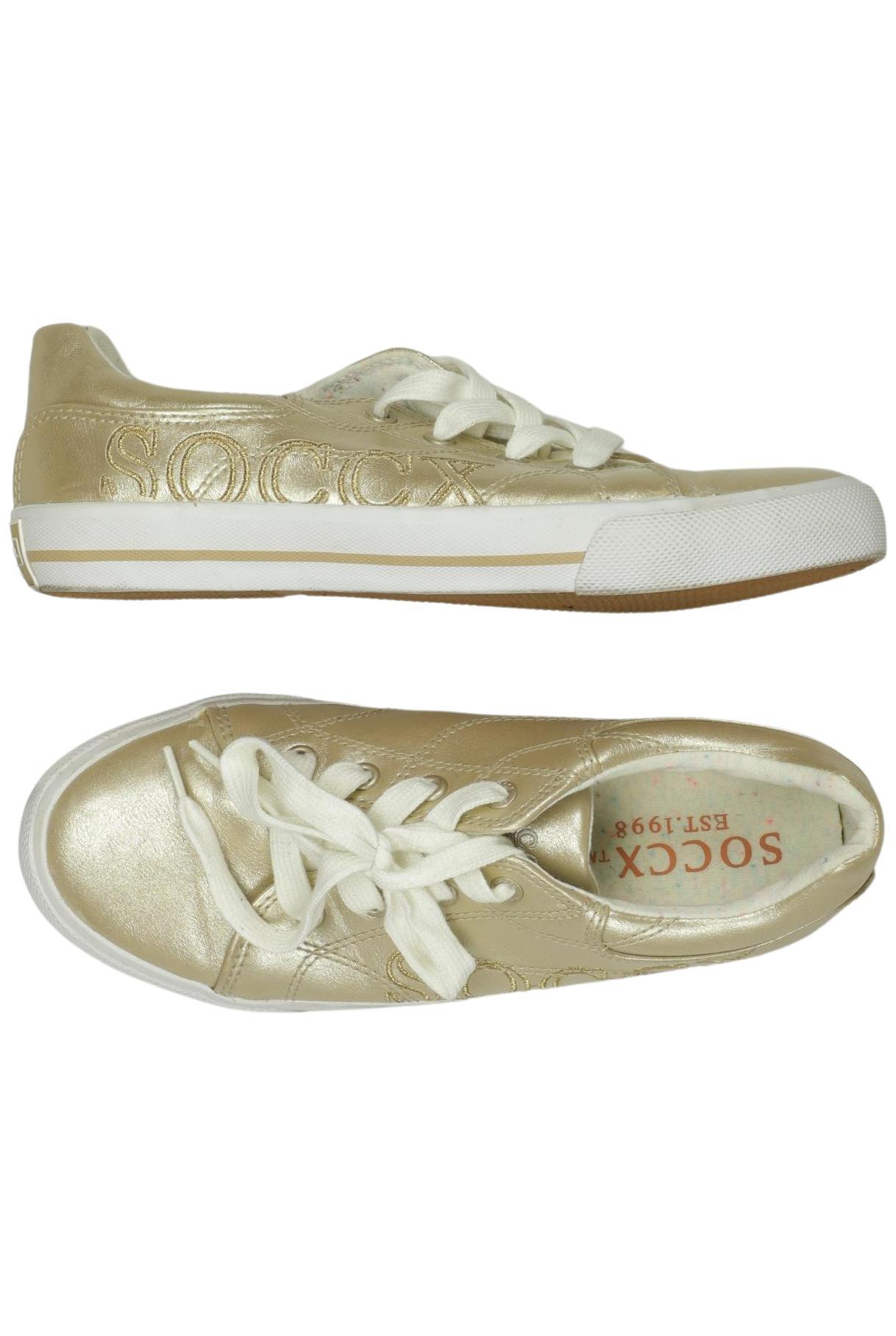

Soccx Damen Halbschuh, gold, Gr. 38