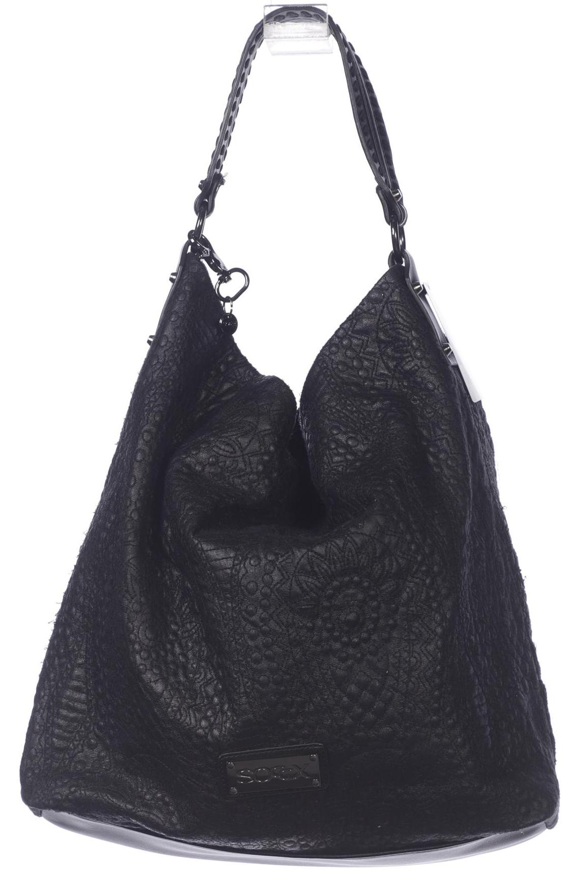 

Soccx Damen Handtasche, schwarz, Gr.