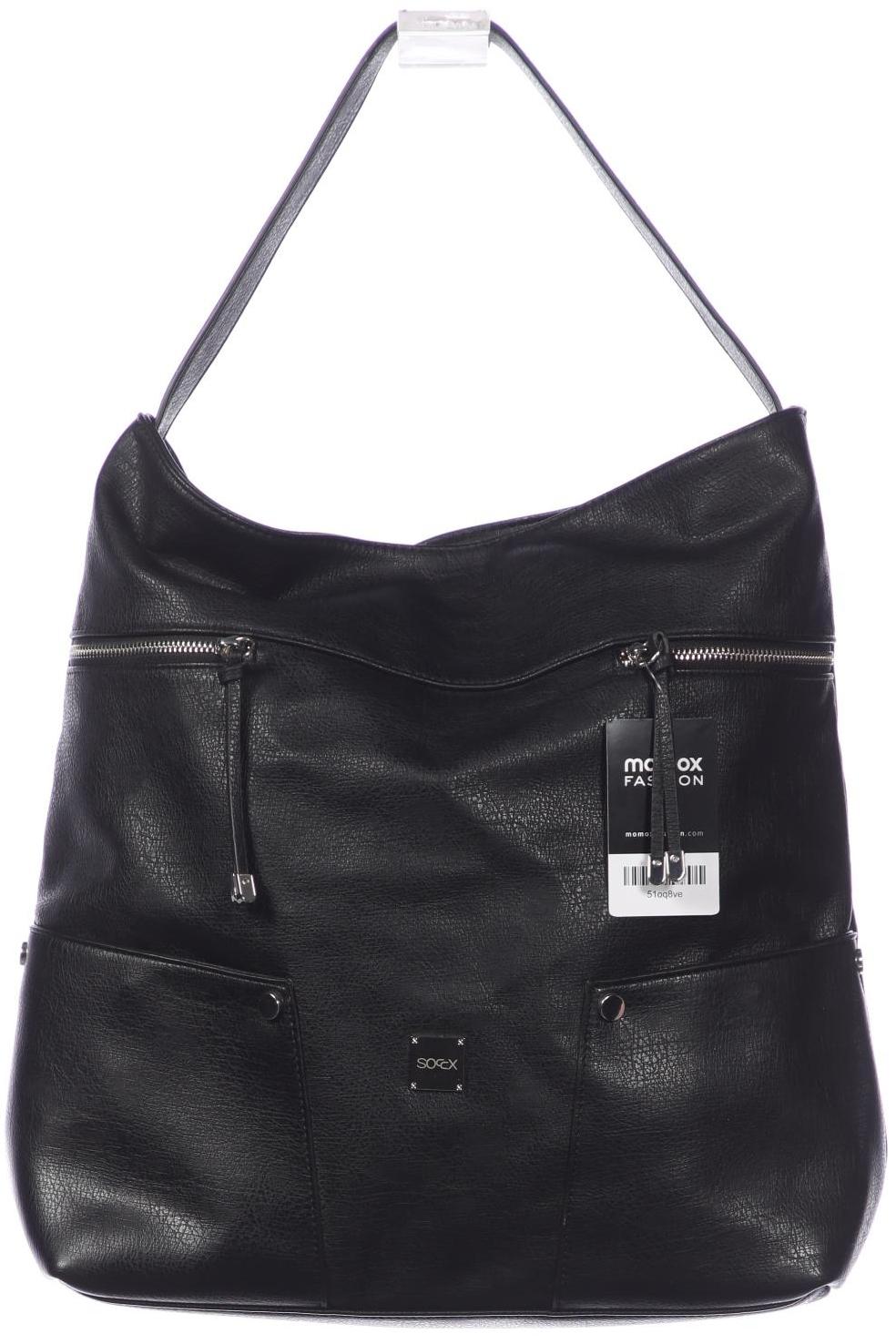 

Soccx Damen Handtasche, schwarz, Gr.
