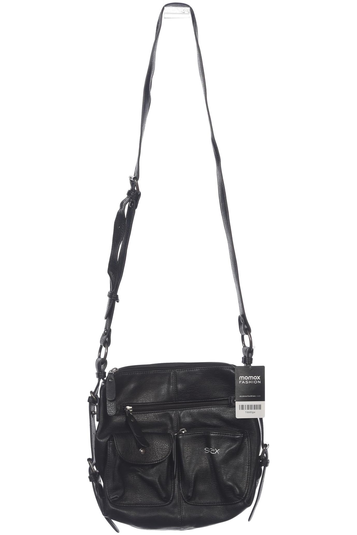 

Soccx Damen Handtasche, schwarz, Gr.