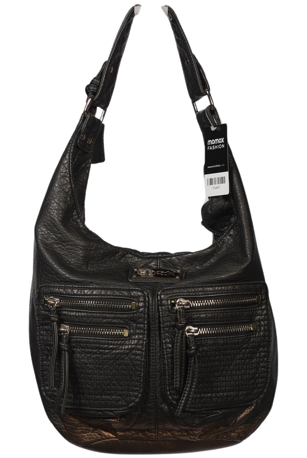 

Soccx Damen Handtasche, schwarz, Gr.