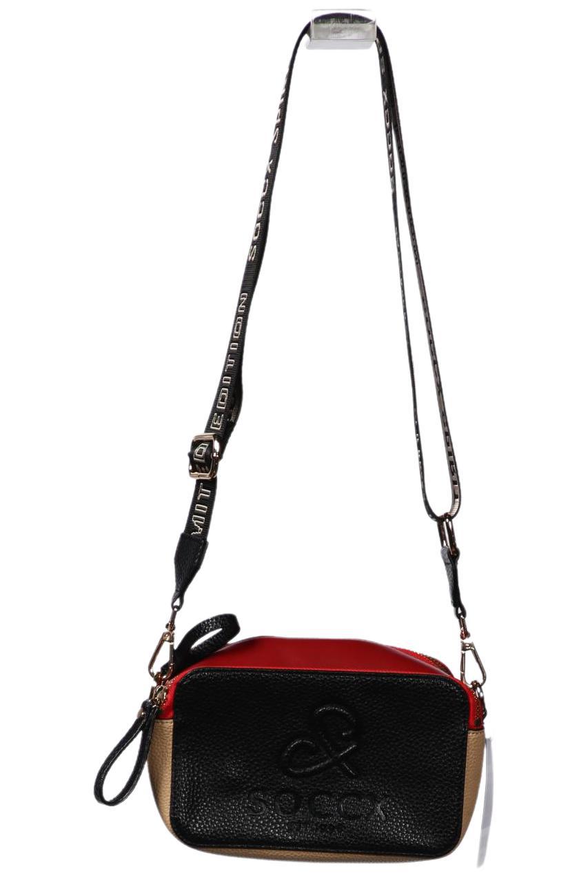 

Soccx Damen Handtasche, schwarz, Gr.