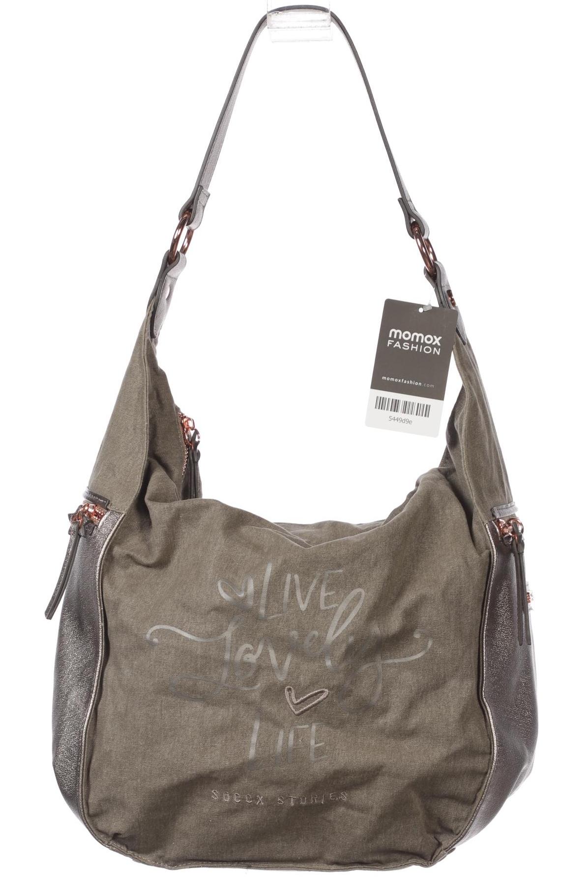 

Soccx Damen Handtasche, grau, Gr.