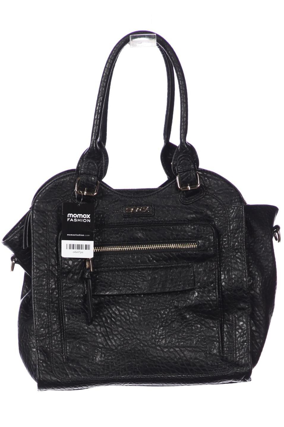 

SOCCX Damen Handtasche, schwarz