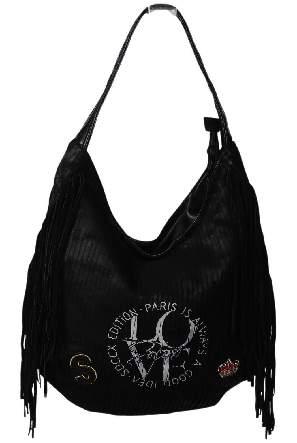 

Soccx Damen Handtasche, schwarz, Gr.