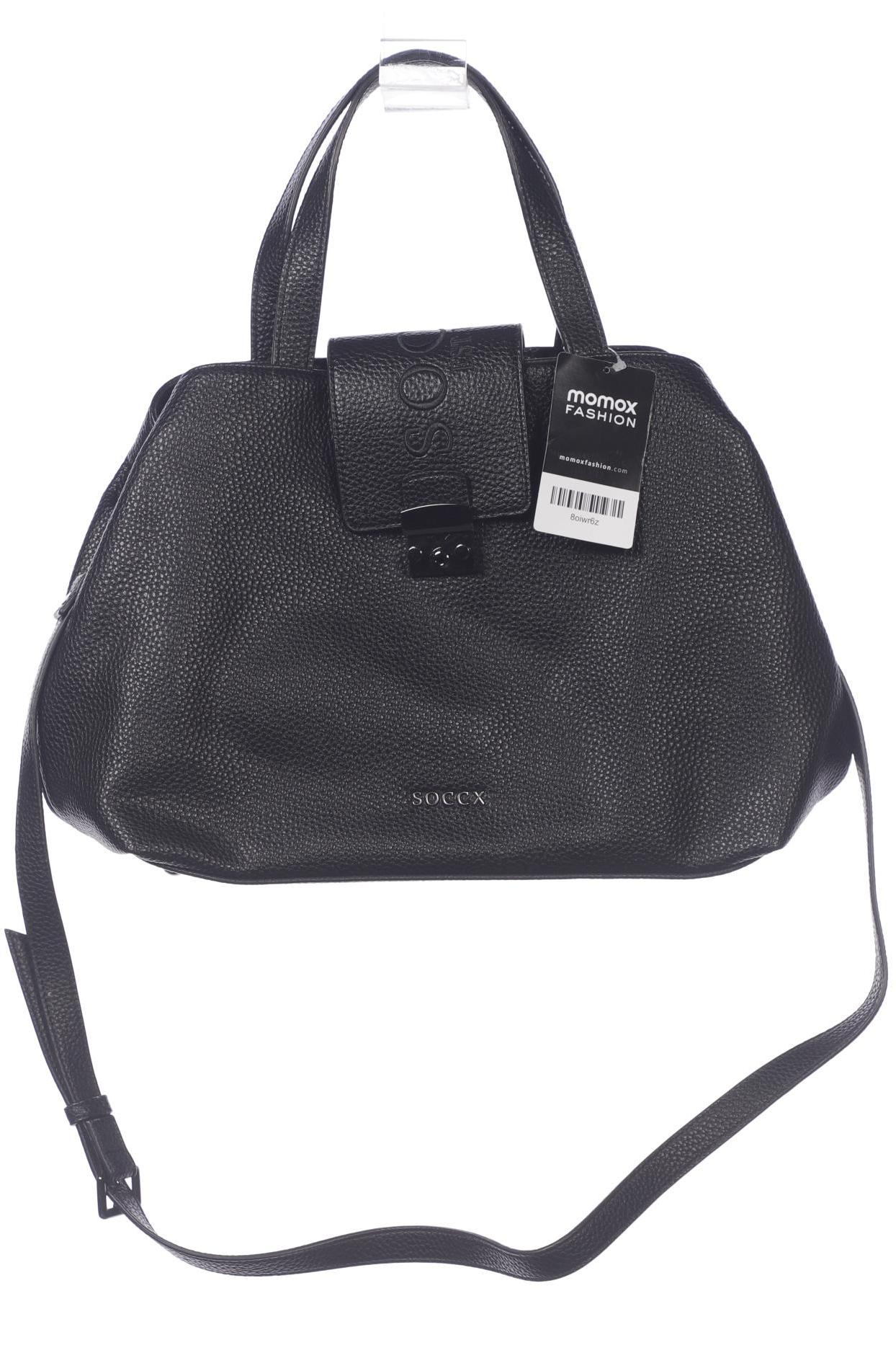 

Soccx Damen Handtasche, schwarz, Gr.