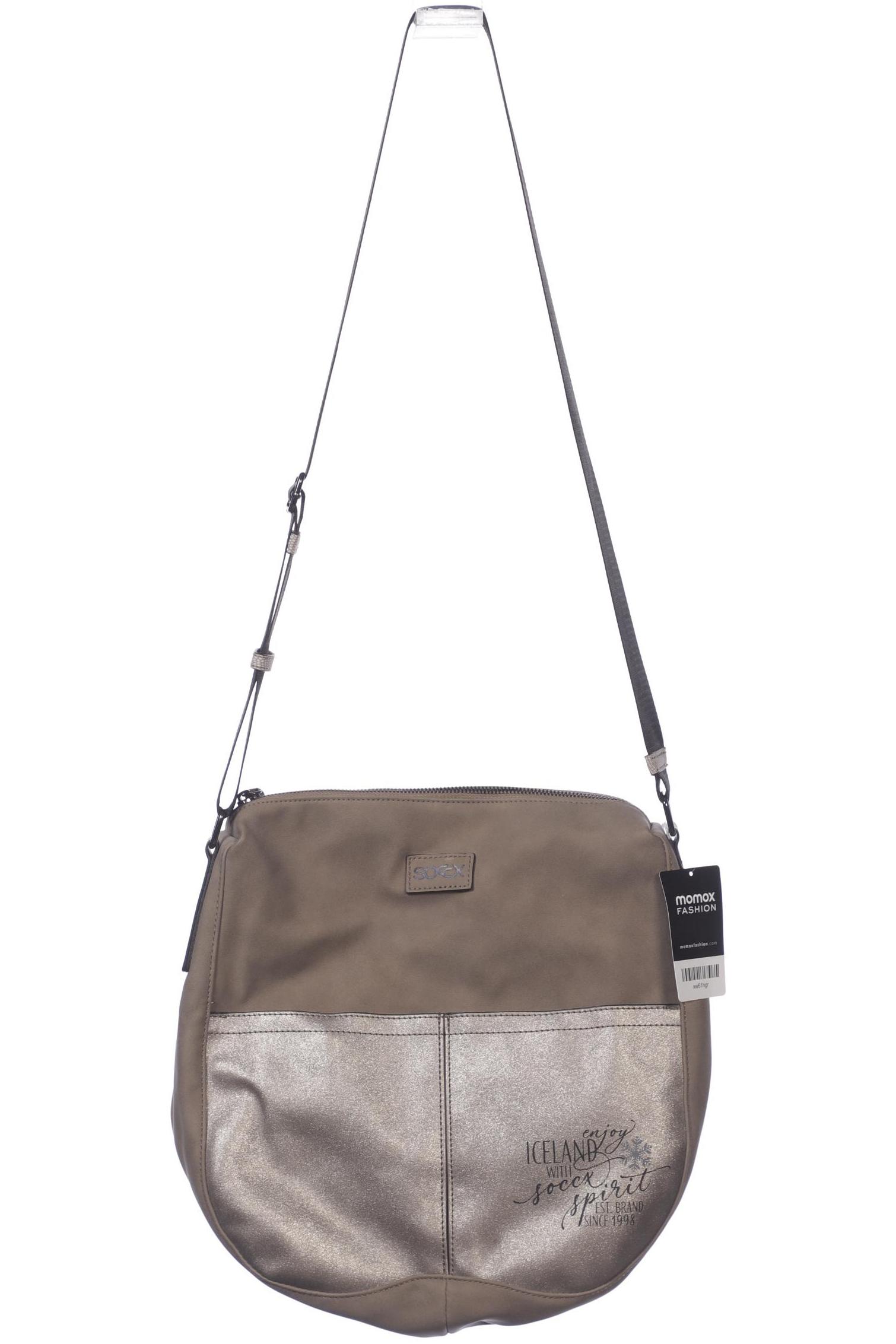 

Soccx Damen Handtasche, braun, Gr.