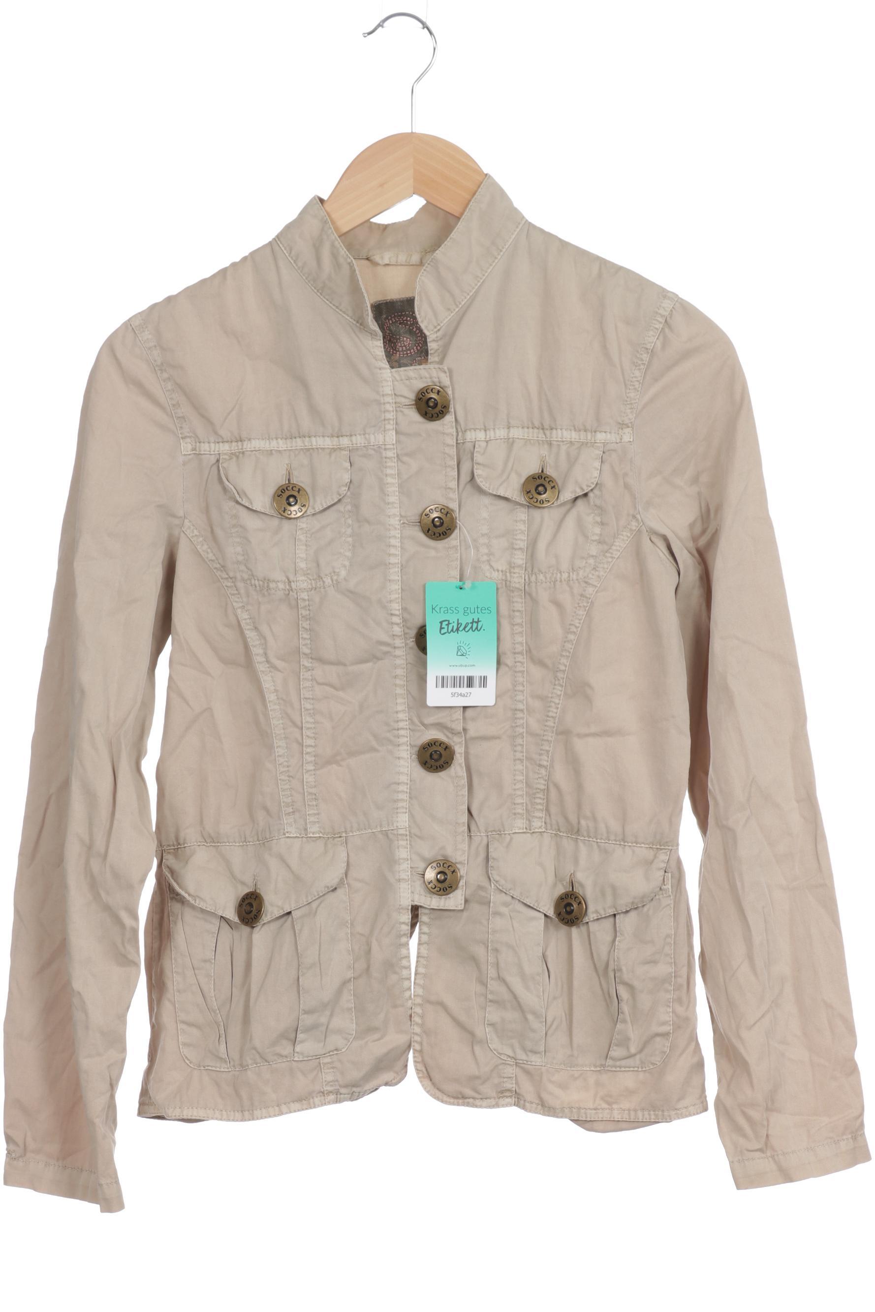 

Soccx Damen Jacke, beige, Gr. 34