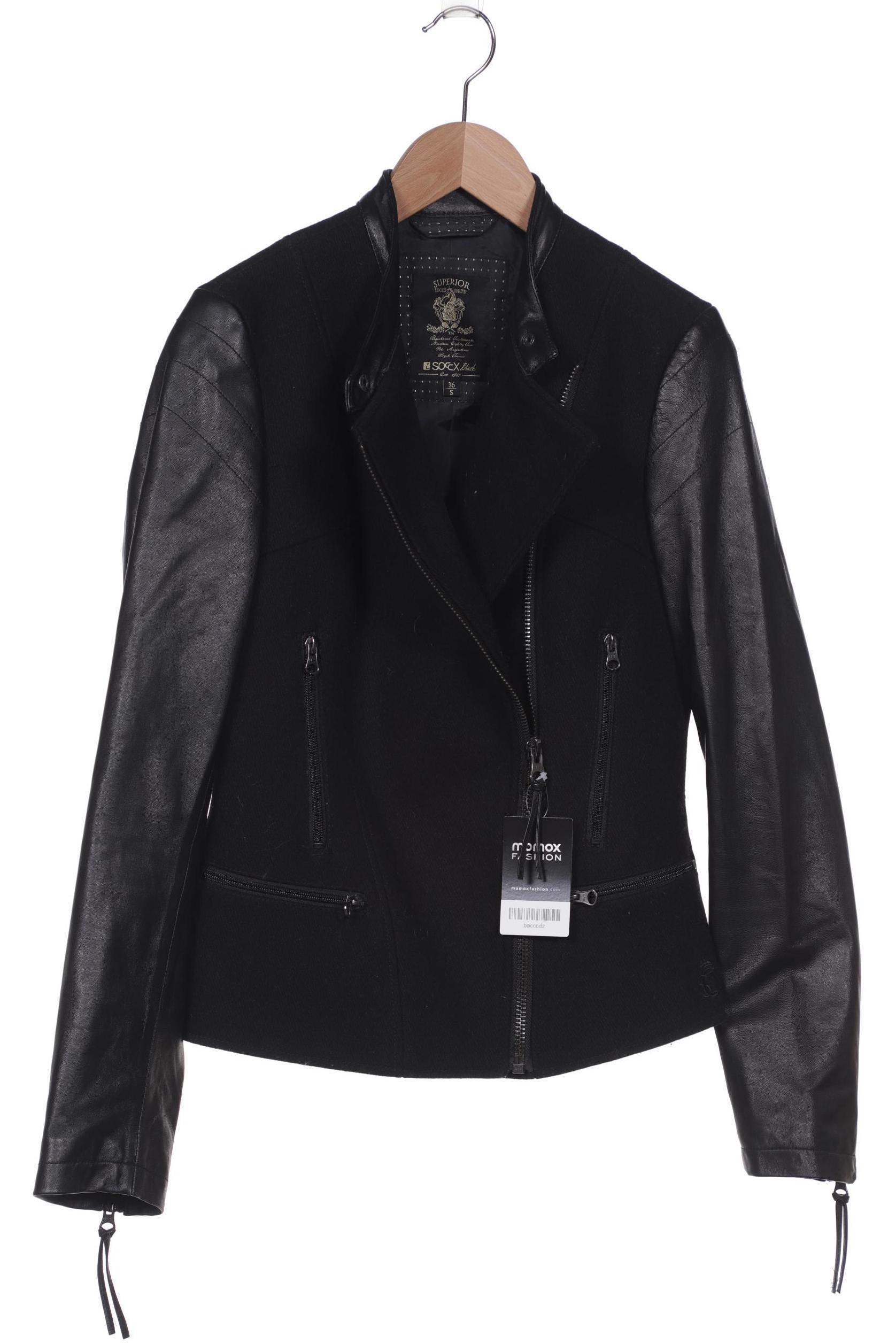 

SOCCX Damen Jacke, schwarz