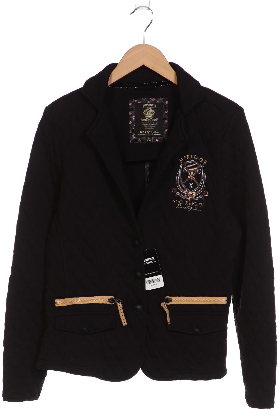 

Soccx Damen Jacke, schwarz, Gr. 44