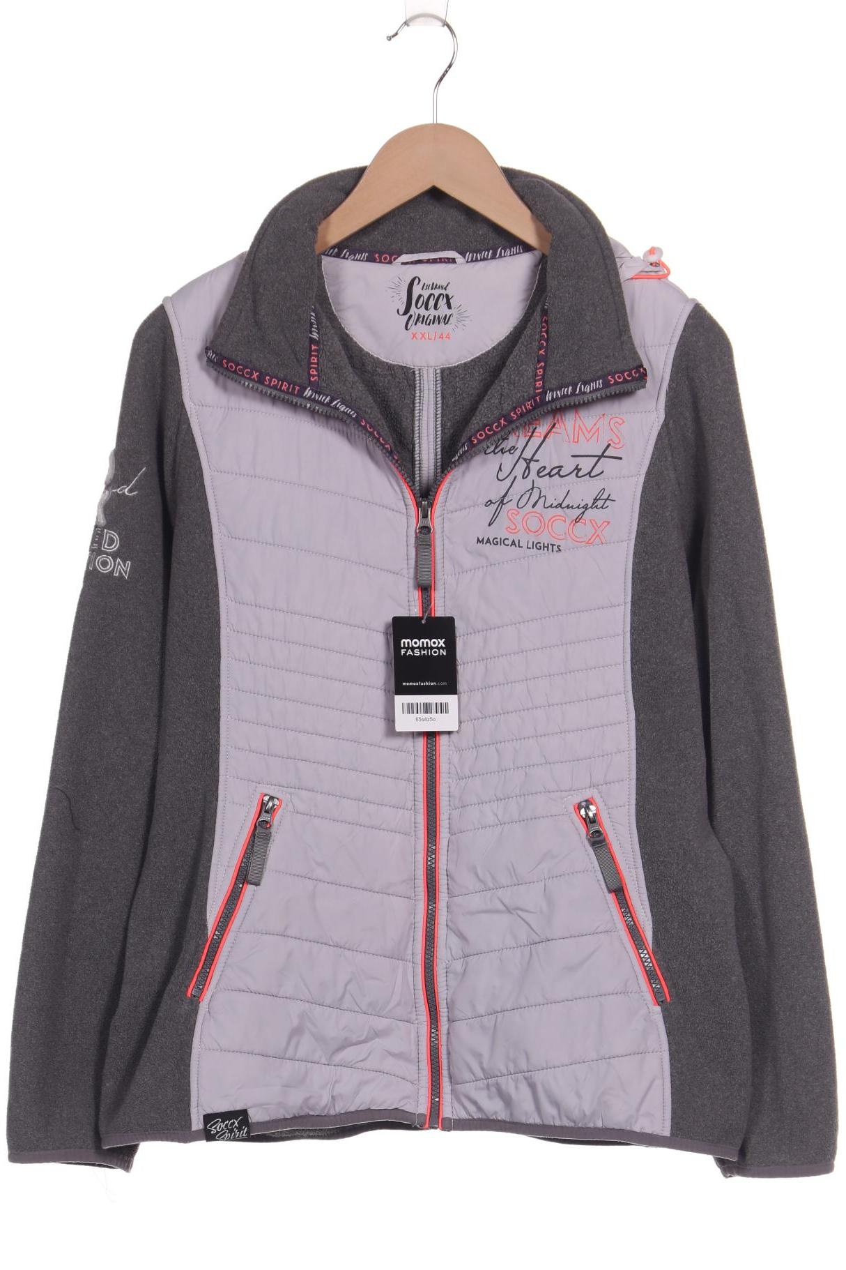 

Soccx Damen Jacke, grau, Gr. 44