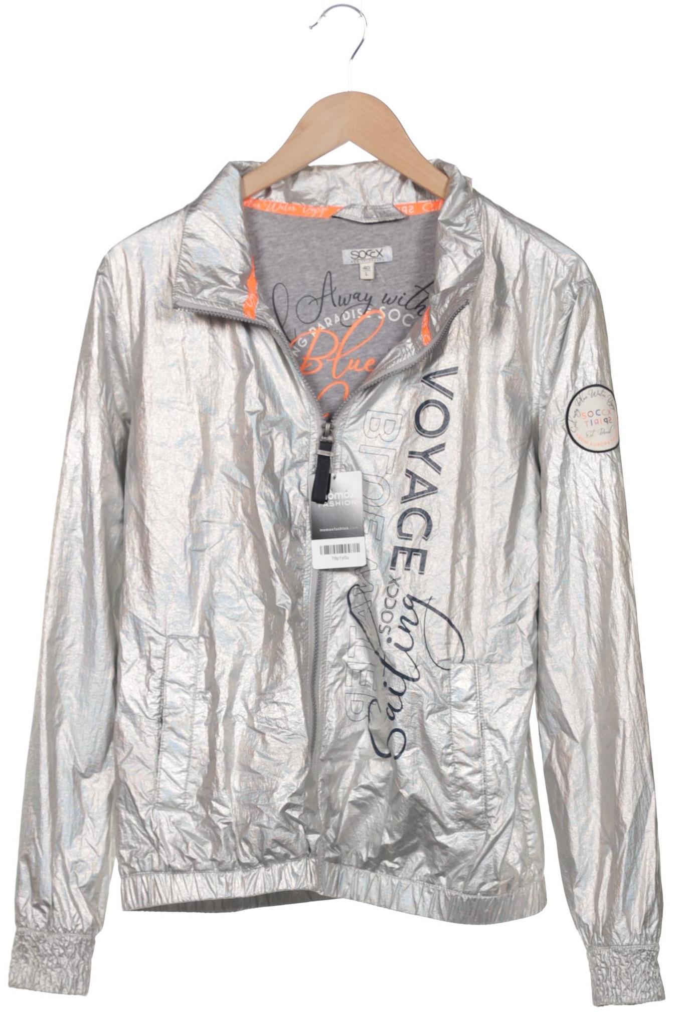 

Soccx Damen Jacke, silber, Gr. 40