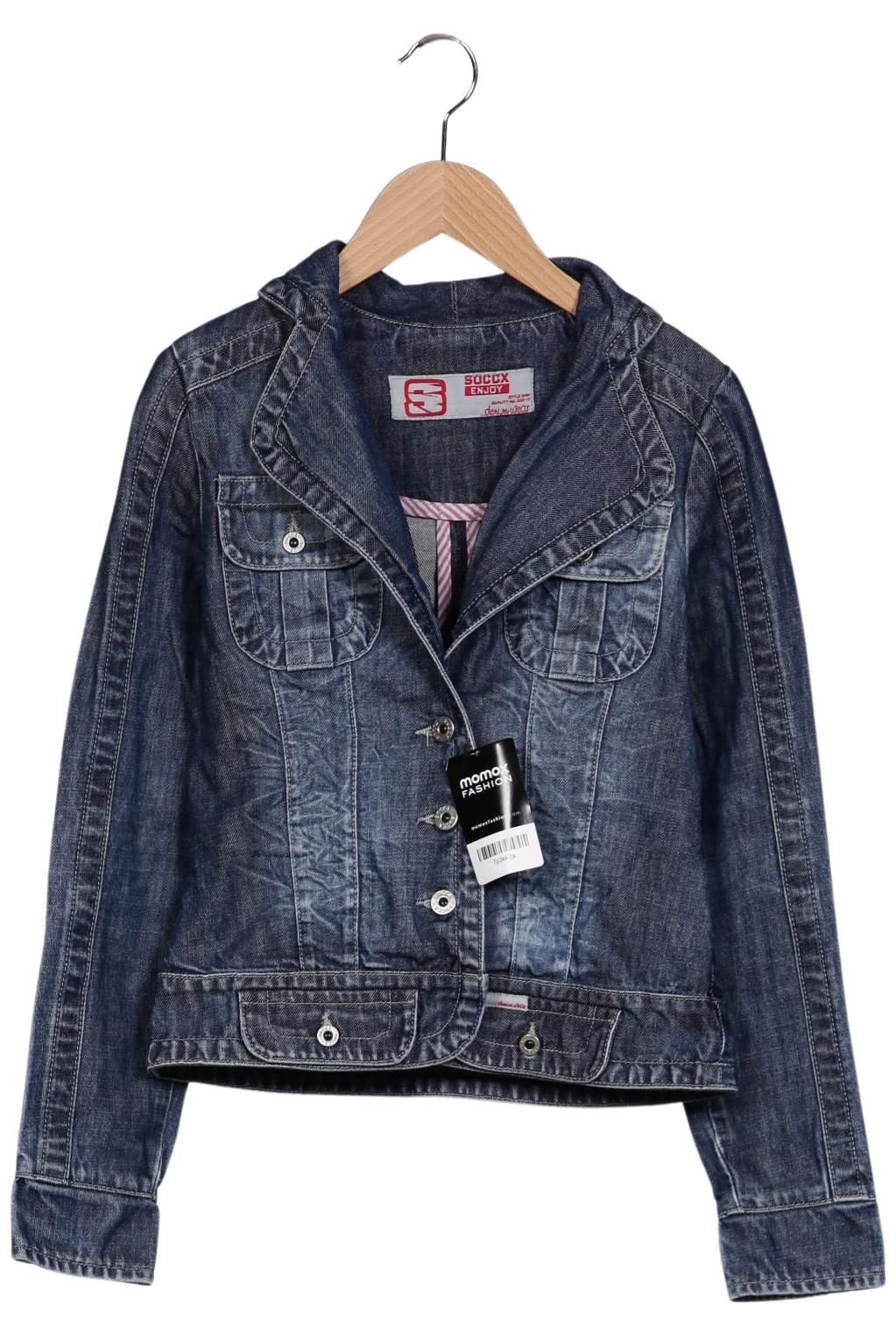 

Soccx Damen Jacke, blau, Gr. 36