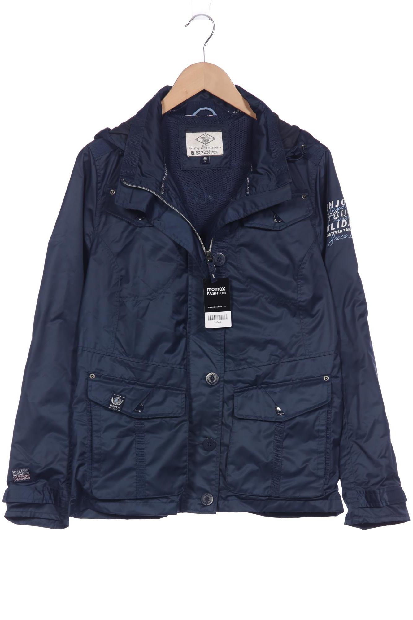 

Soccx Damen Jacke, blau, Gr. 40