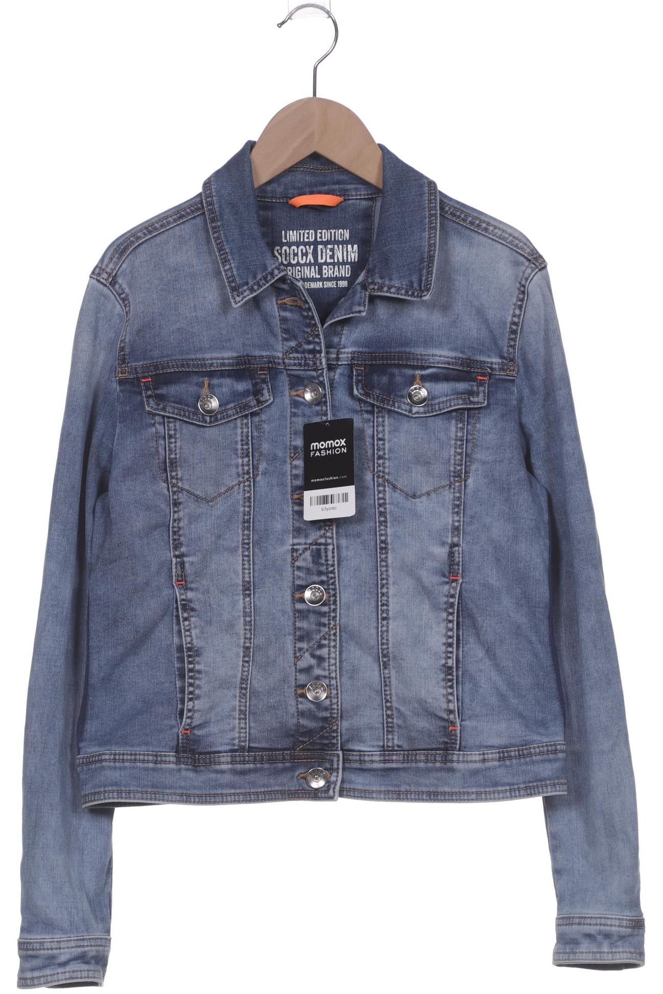 

Soccx Damen Jacke, blau, Gr. 38