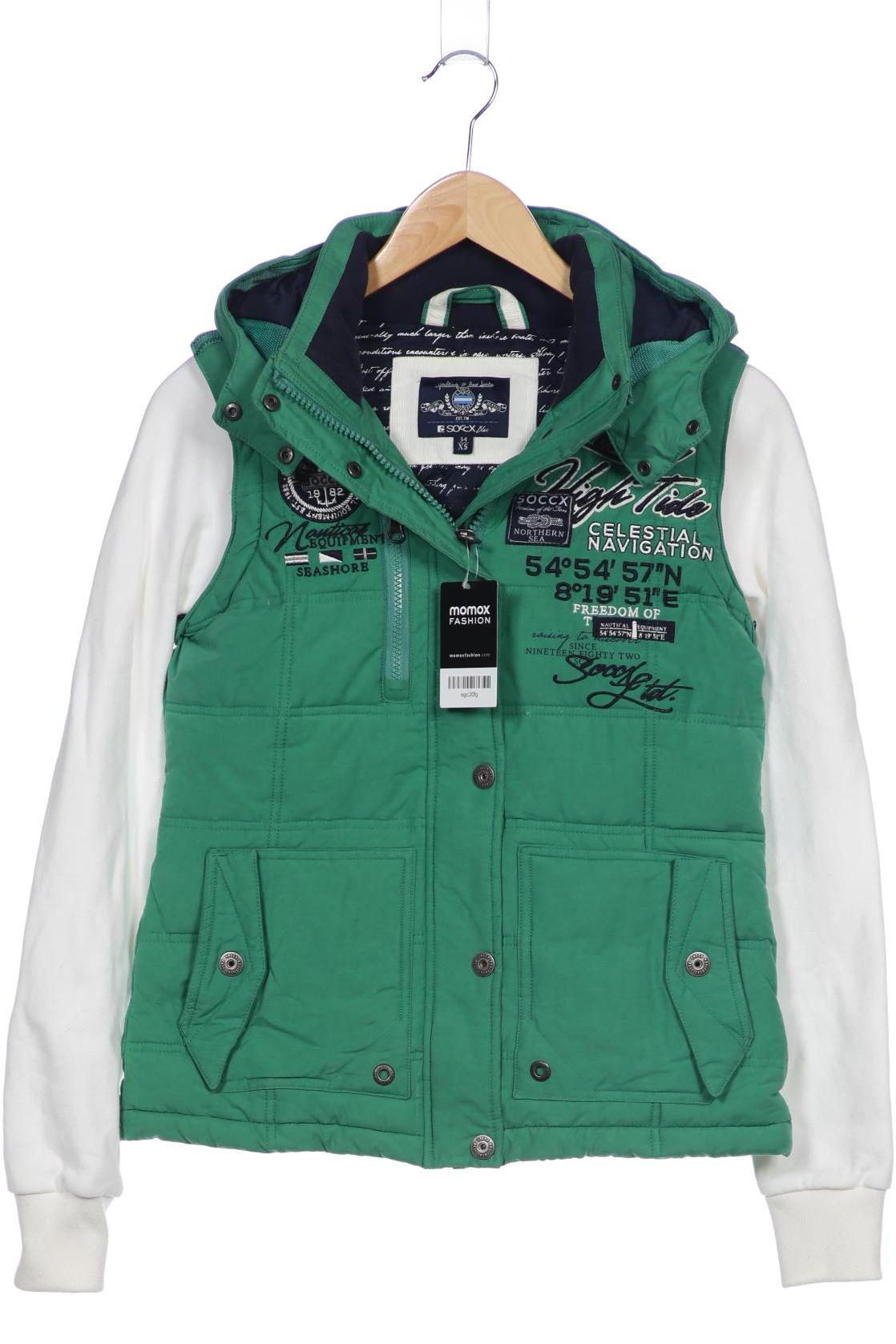 

Soccx Damen Jacke, grün, Gr. 34