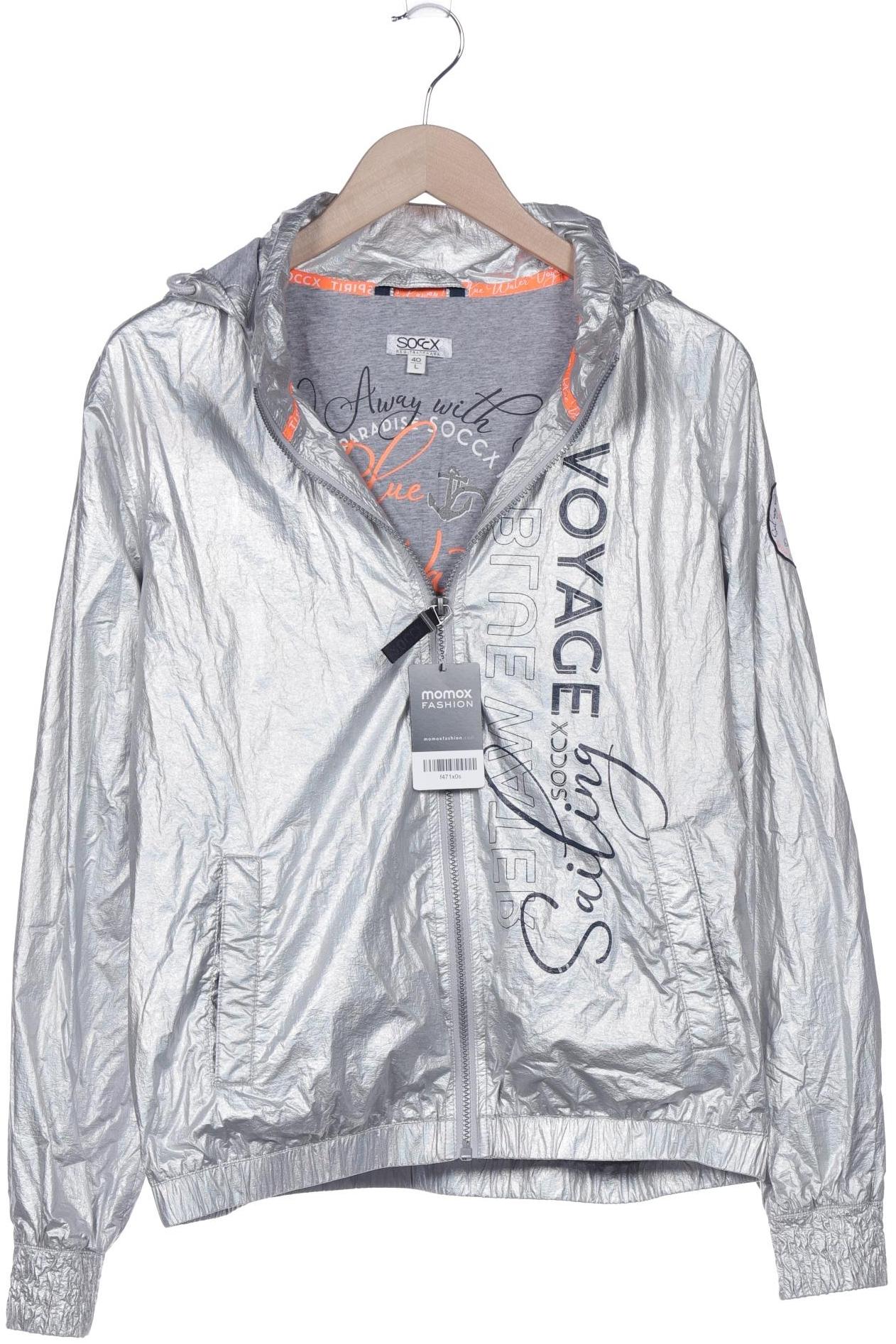 

Soccx Damen Jacke, silber, Gr. 40