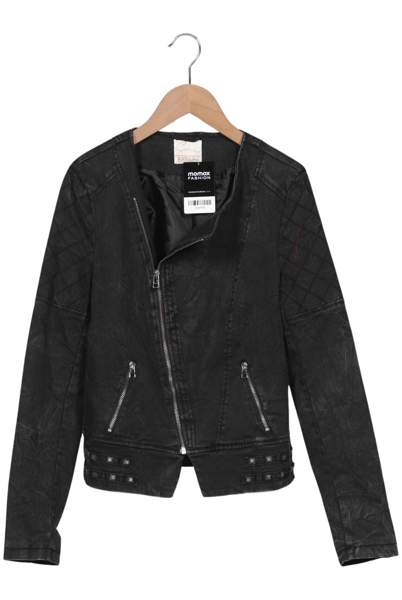 

Soccx Damen Jacke, schwarz, Gr. 38