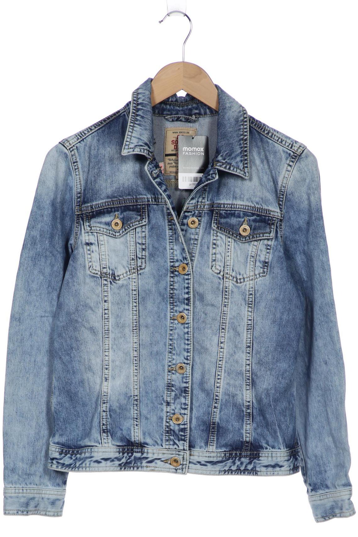 

Soccx Damen Jacke, blau, Gr. 38