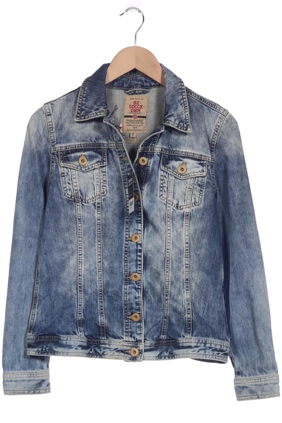 

Soccx Damen Jacke, blau, Gr. 36