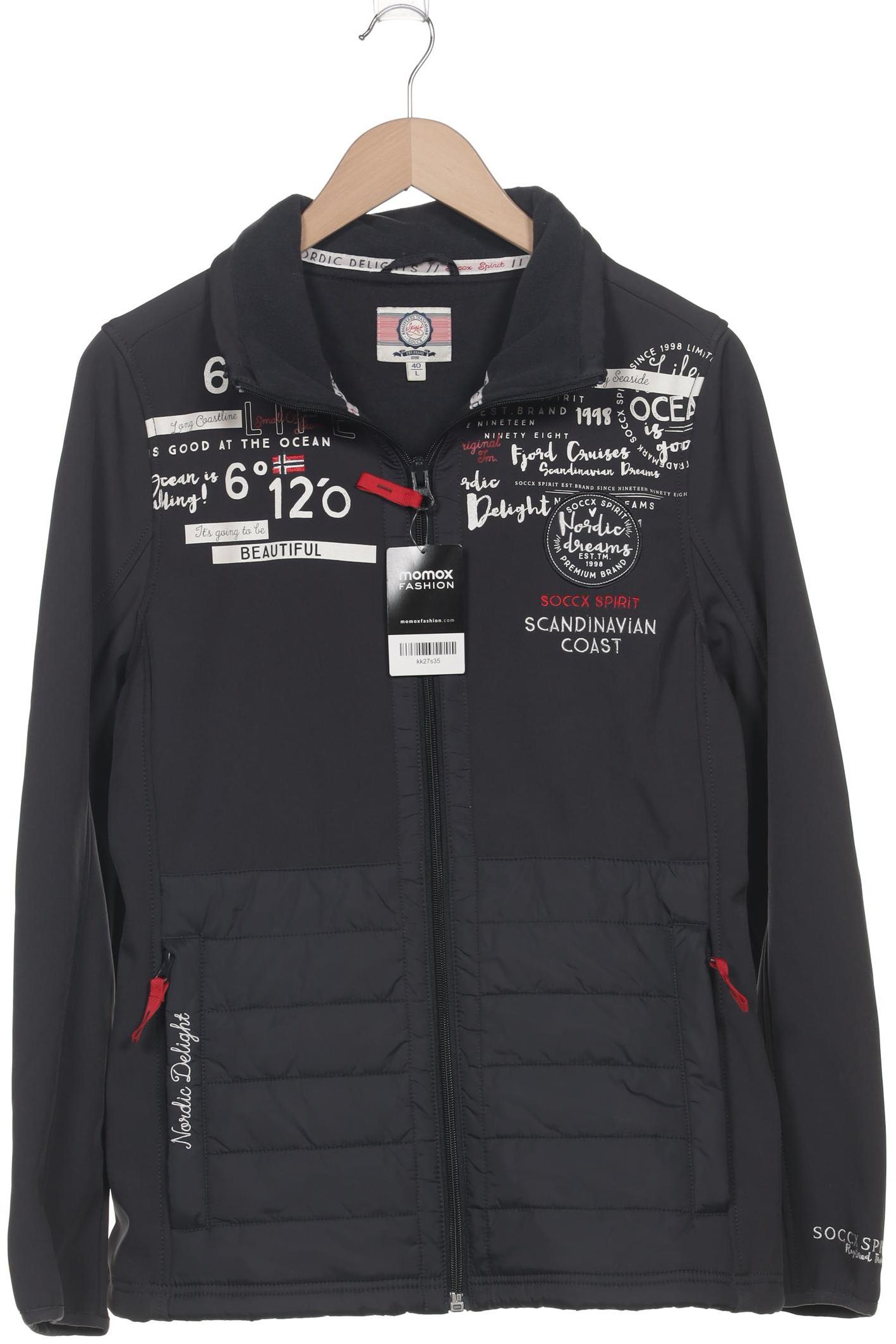 

Soccx Damen Jacke, grau, Gr. 40