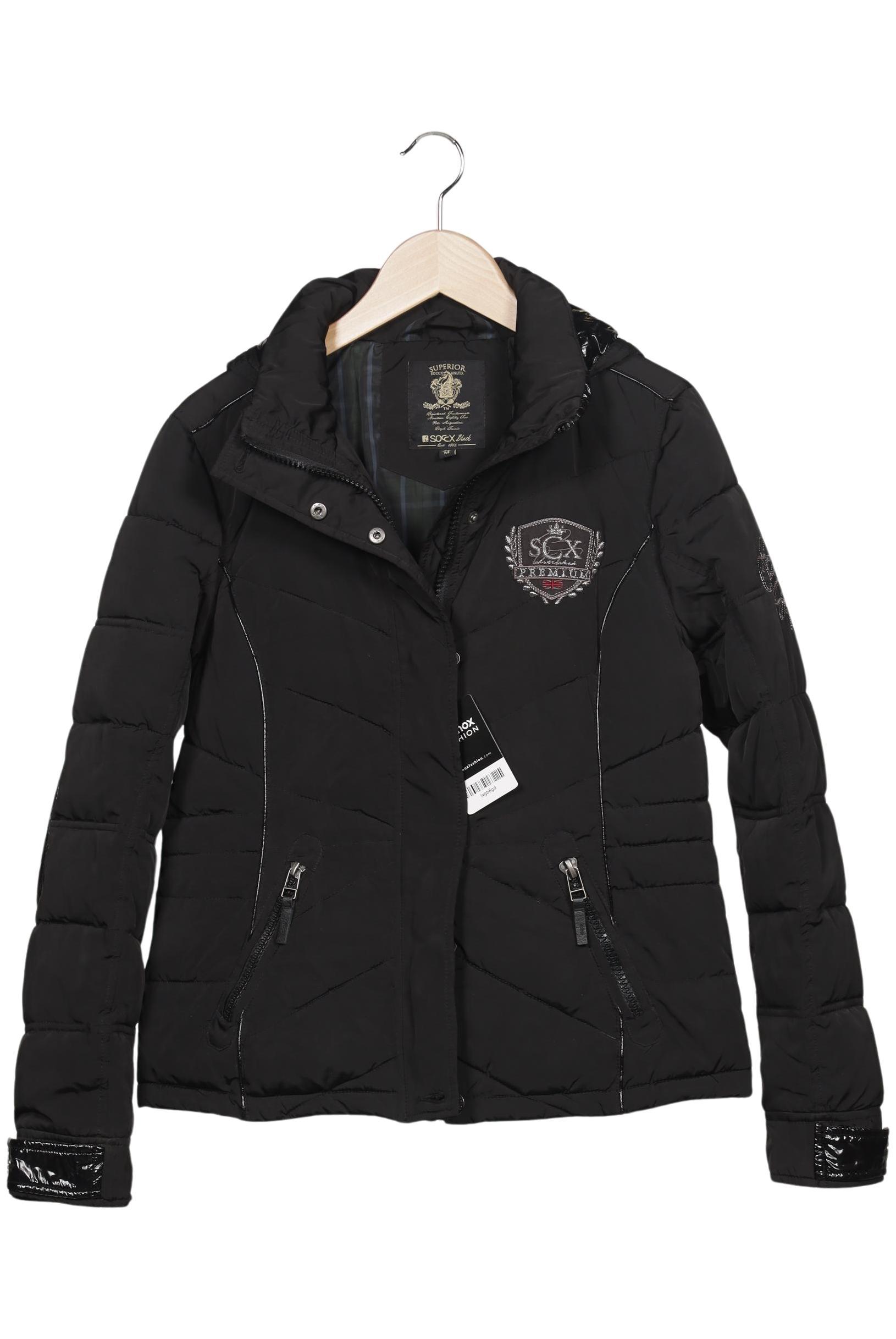

Soccx Damen Jacke, schwarz, Gr. 38