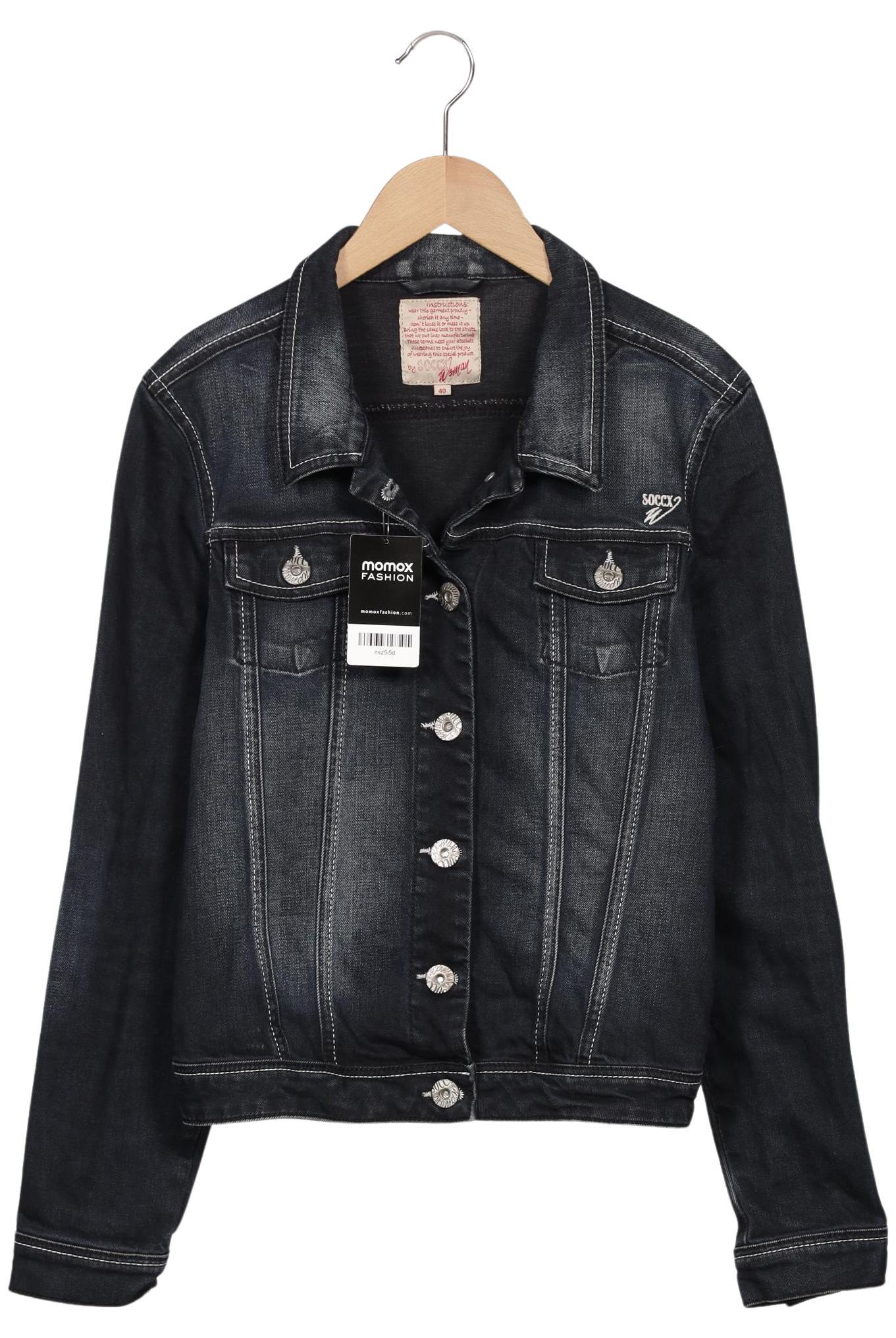 

Soccx Damen Jacke, blau, Gr. 40