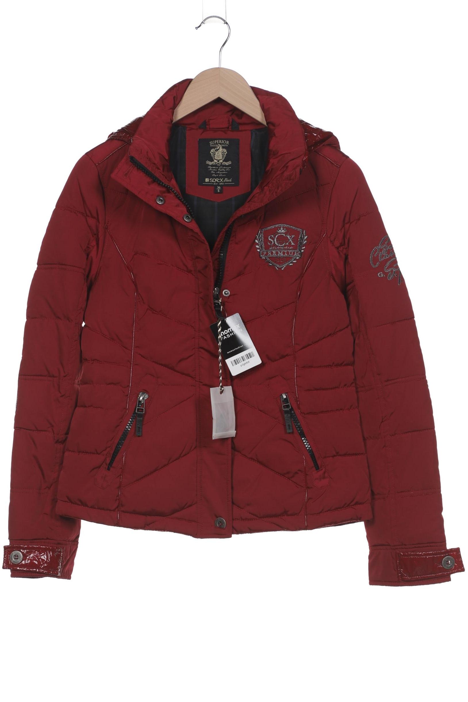 

Soccx Damen Jacke, bordeaux, Gr. 36