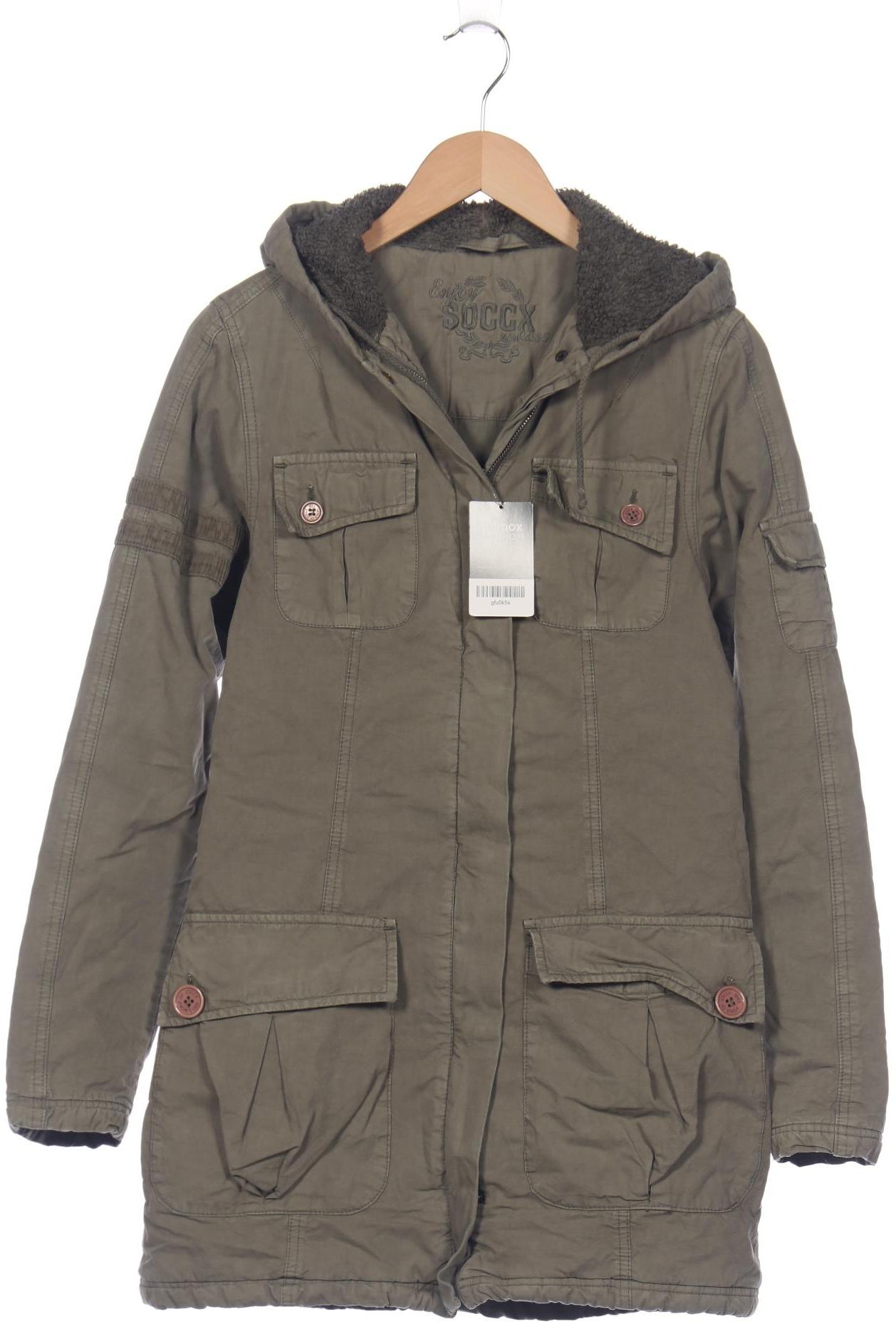 

Soccx Damen Jacke, grün, Gr. 36