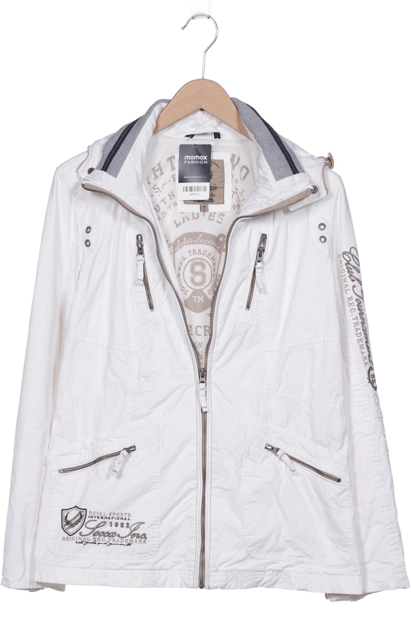 

SOCCX Damen Jacke, weiß