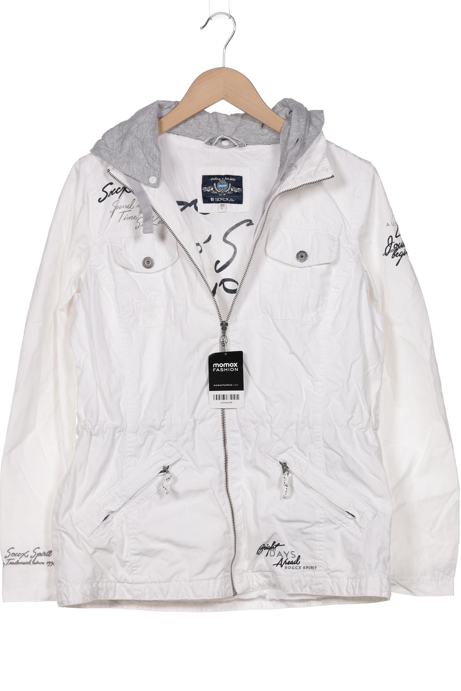 

Soccx Damen Jacke, weiß, Gr. 40