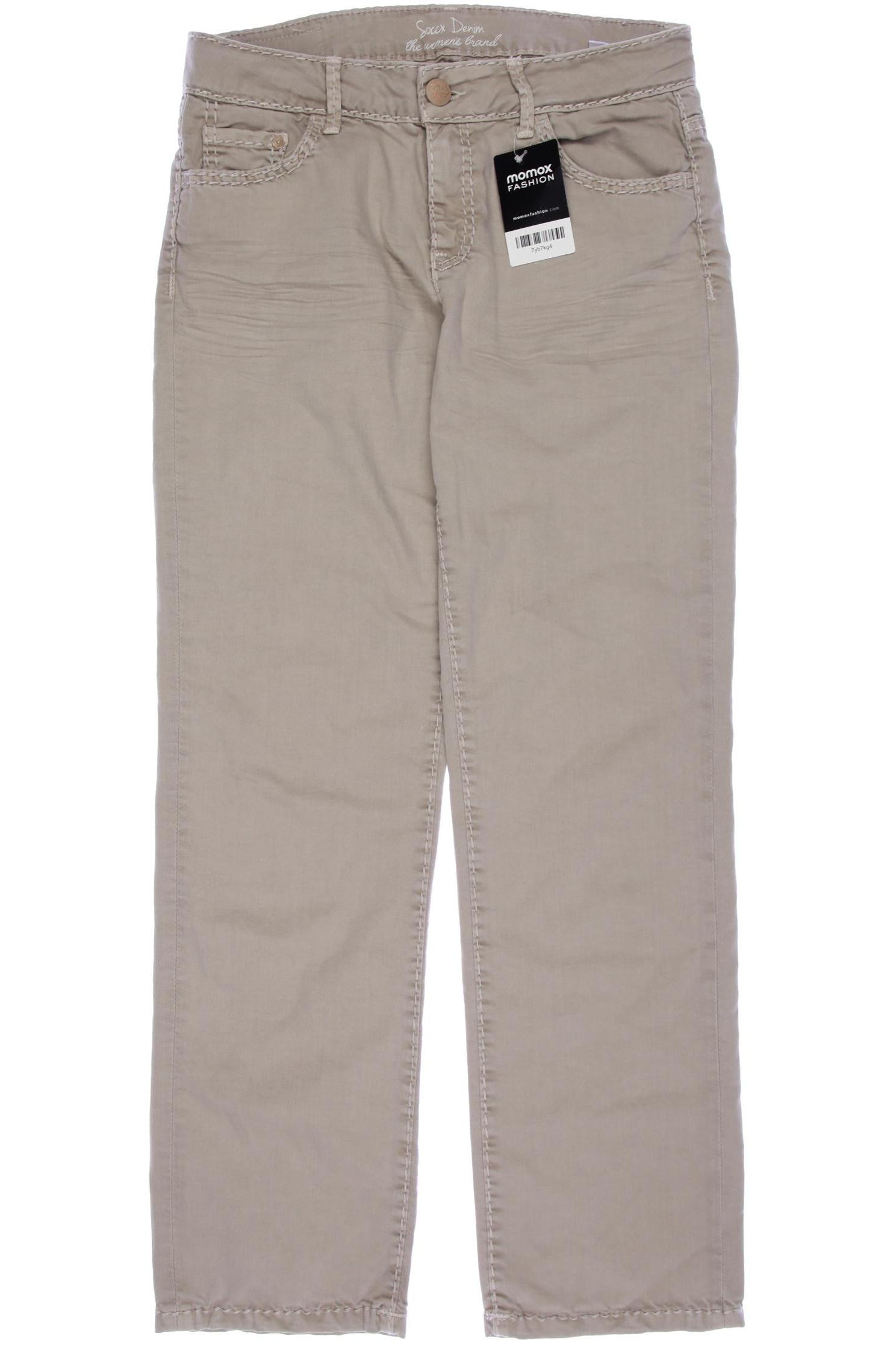 

Soccx Damen Jeans, beige, Gr. 29