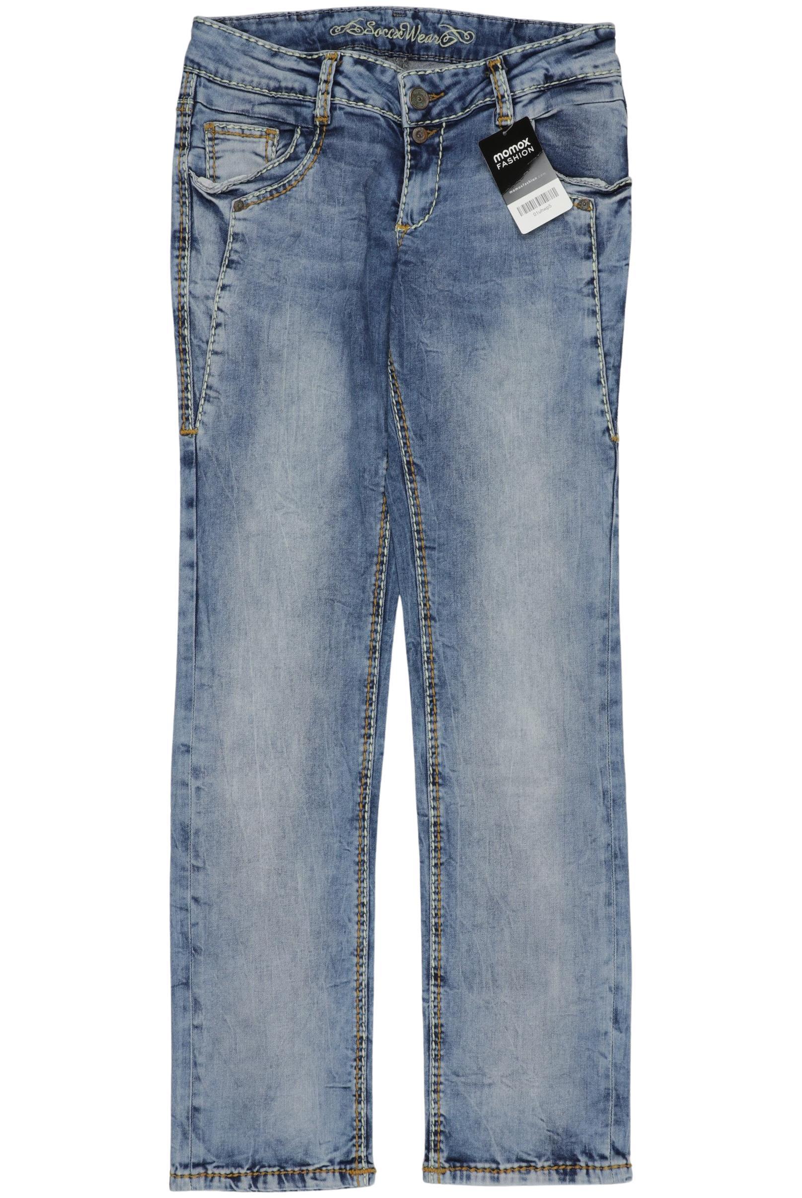 

Soccx Damen Jeans, blau, Gr. 30