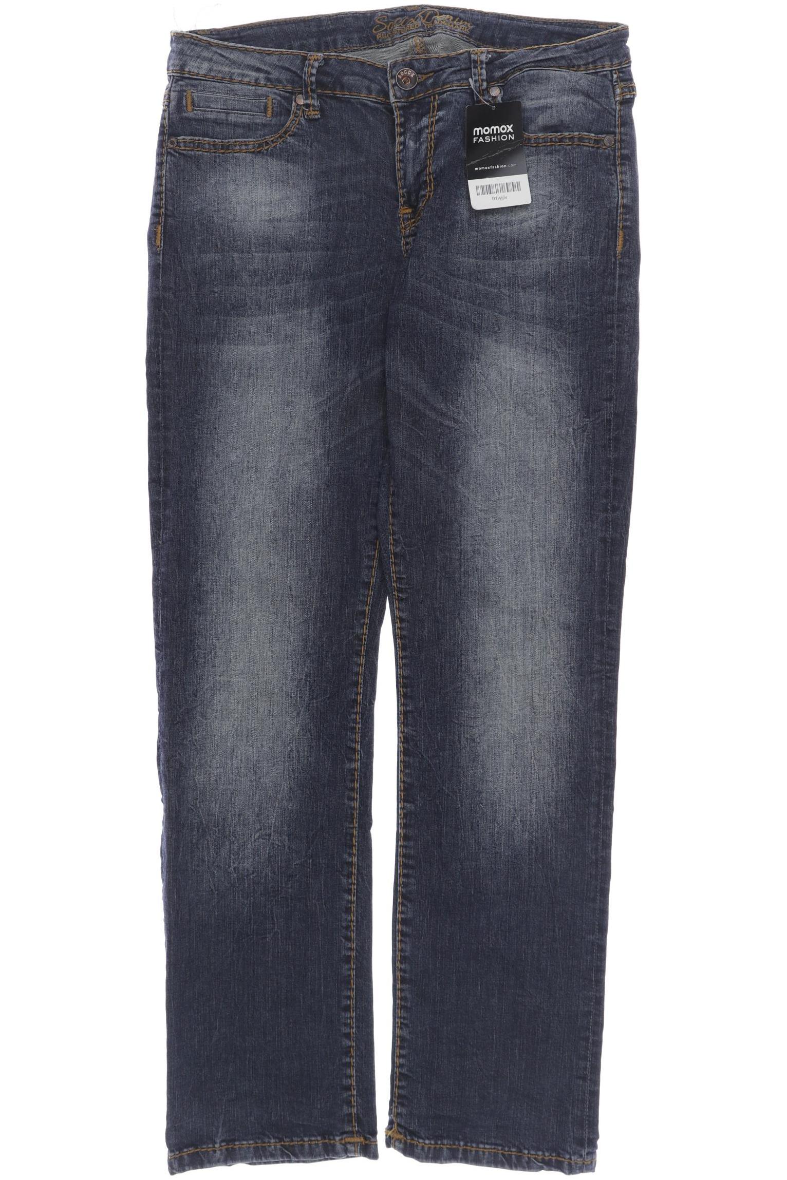 

SOCCX Damen Jeans, blau