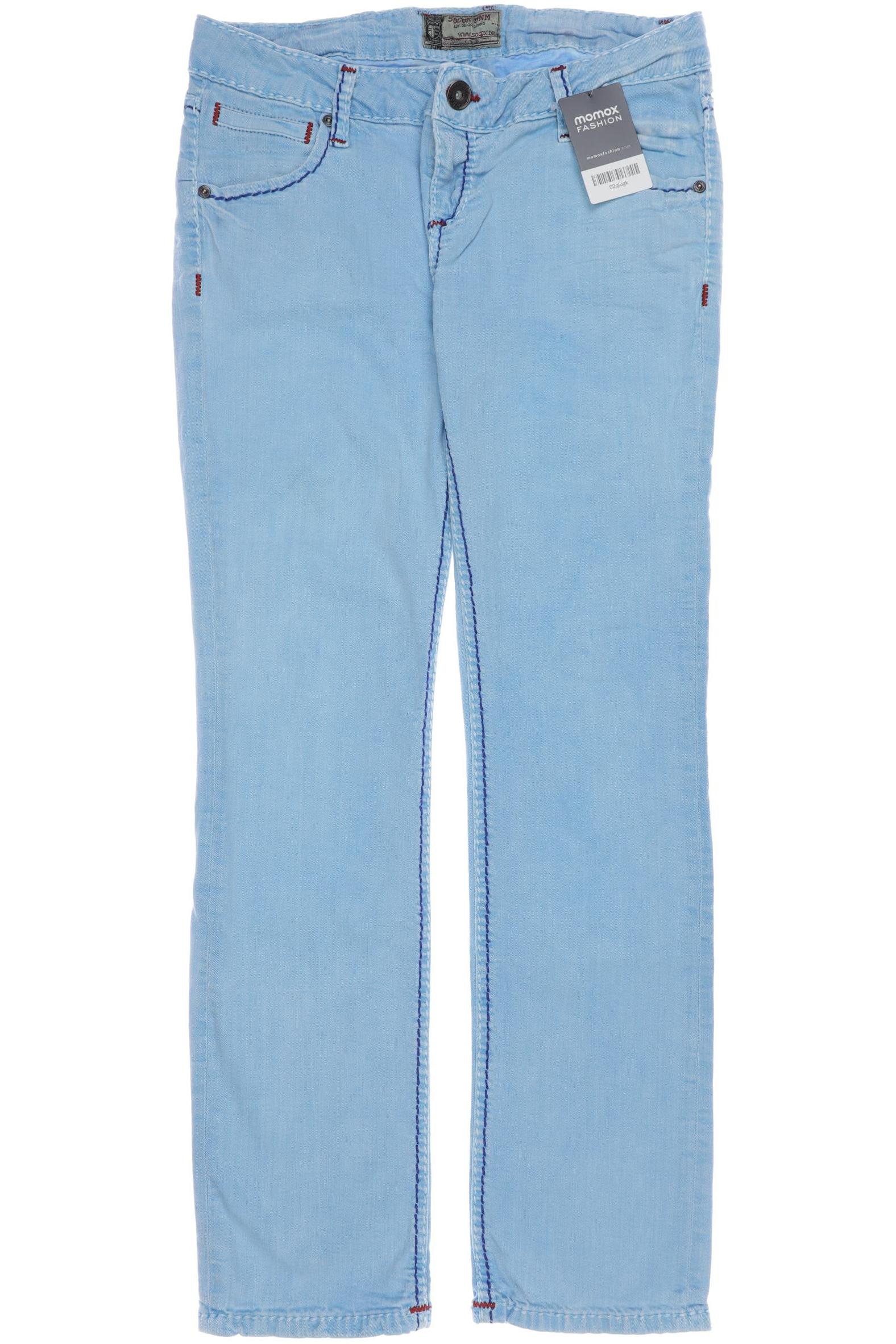 

Soccx Damen Jeans, blau, Gr. 32