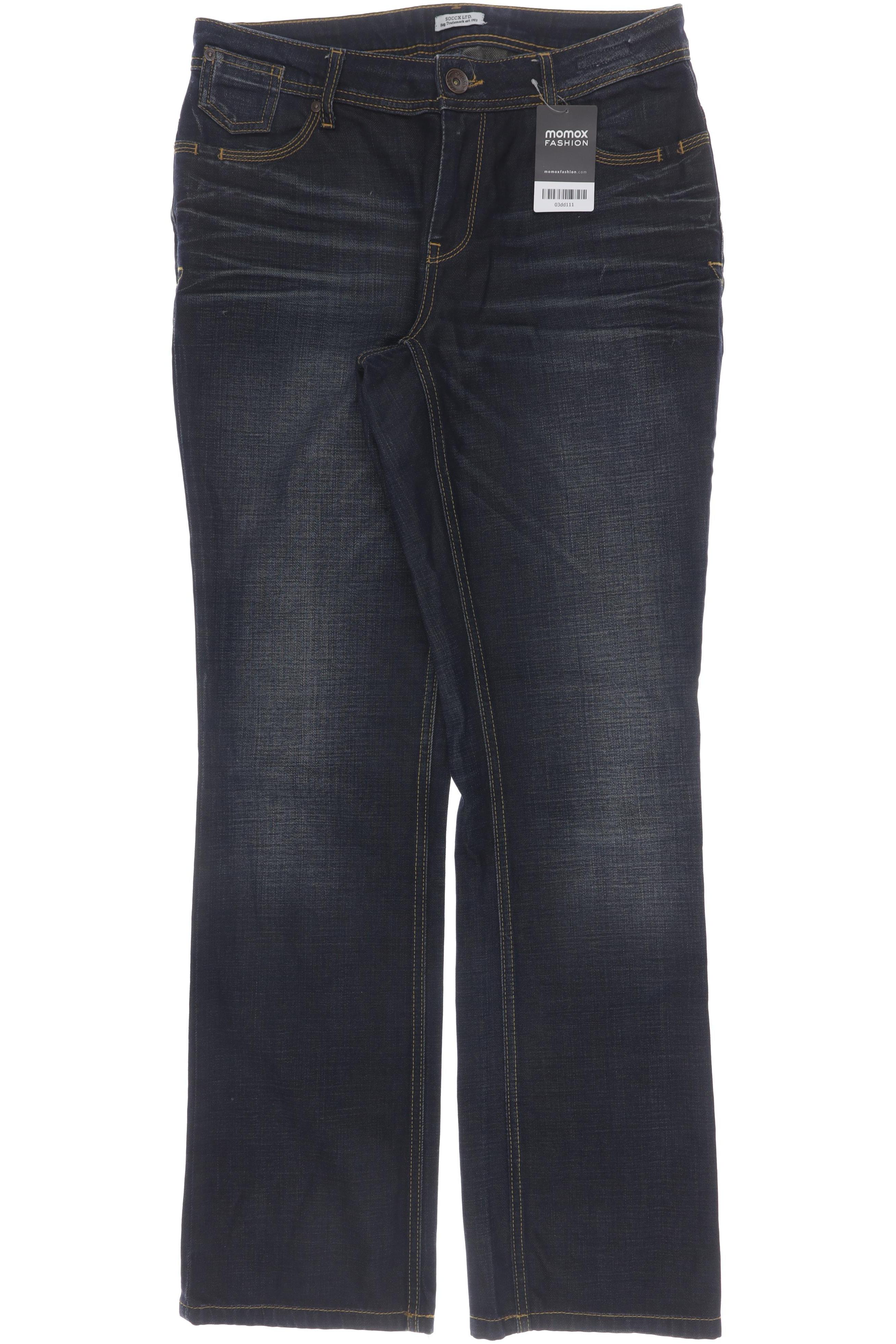 

Soccx Damen Jeans, blau, Gr. 30