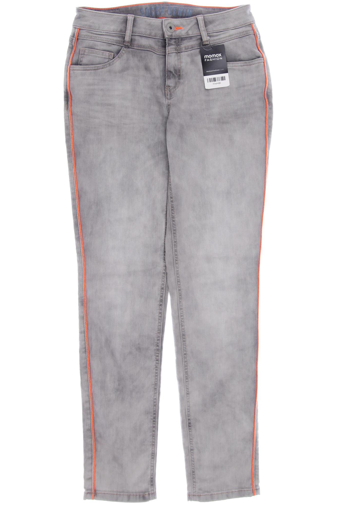 

SOCCX Damen Jeans, grau