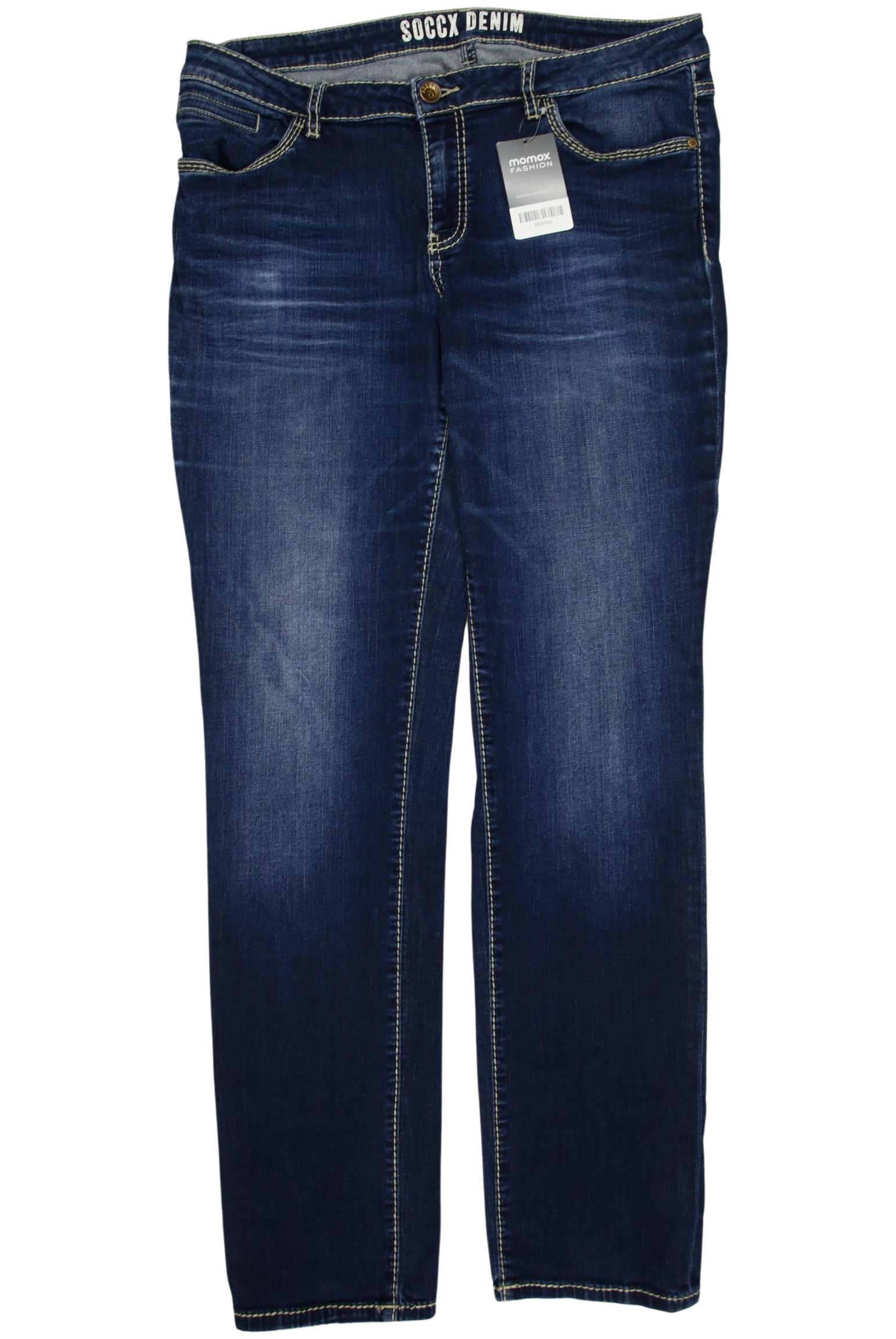 

Soccx Damen Jeans, marineblau, Gr. 33
