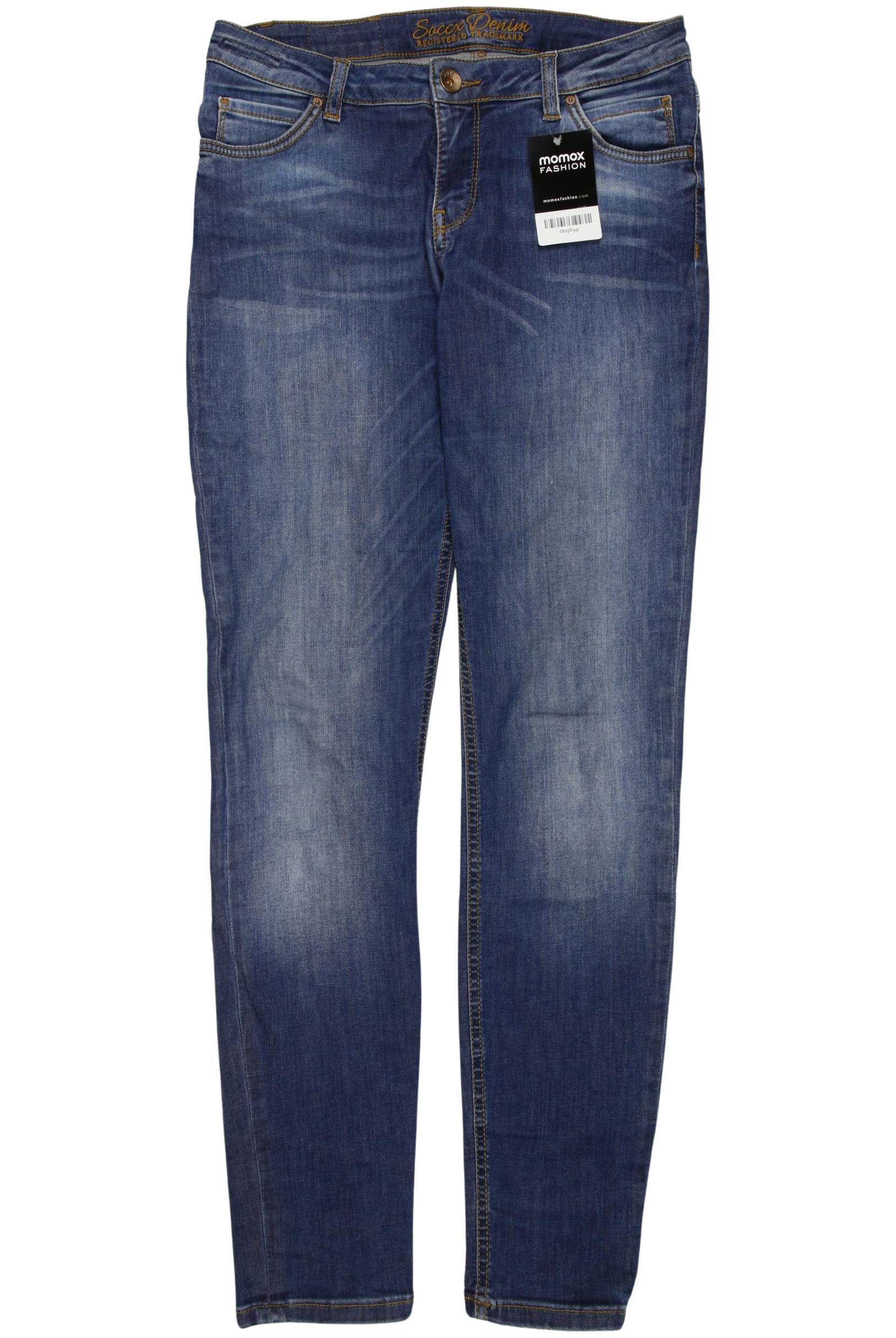 

Soccx Damen Jeans, blau, Gr. 29