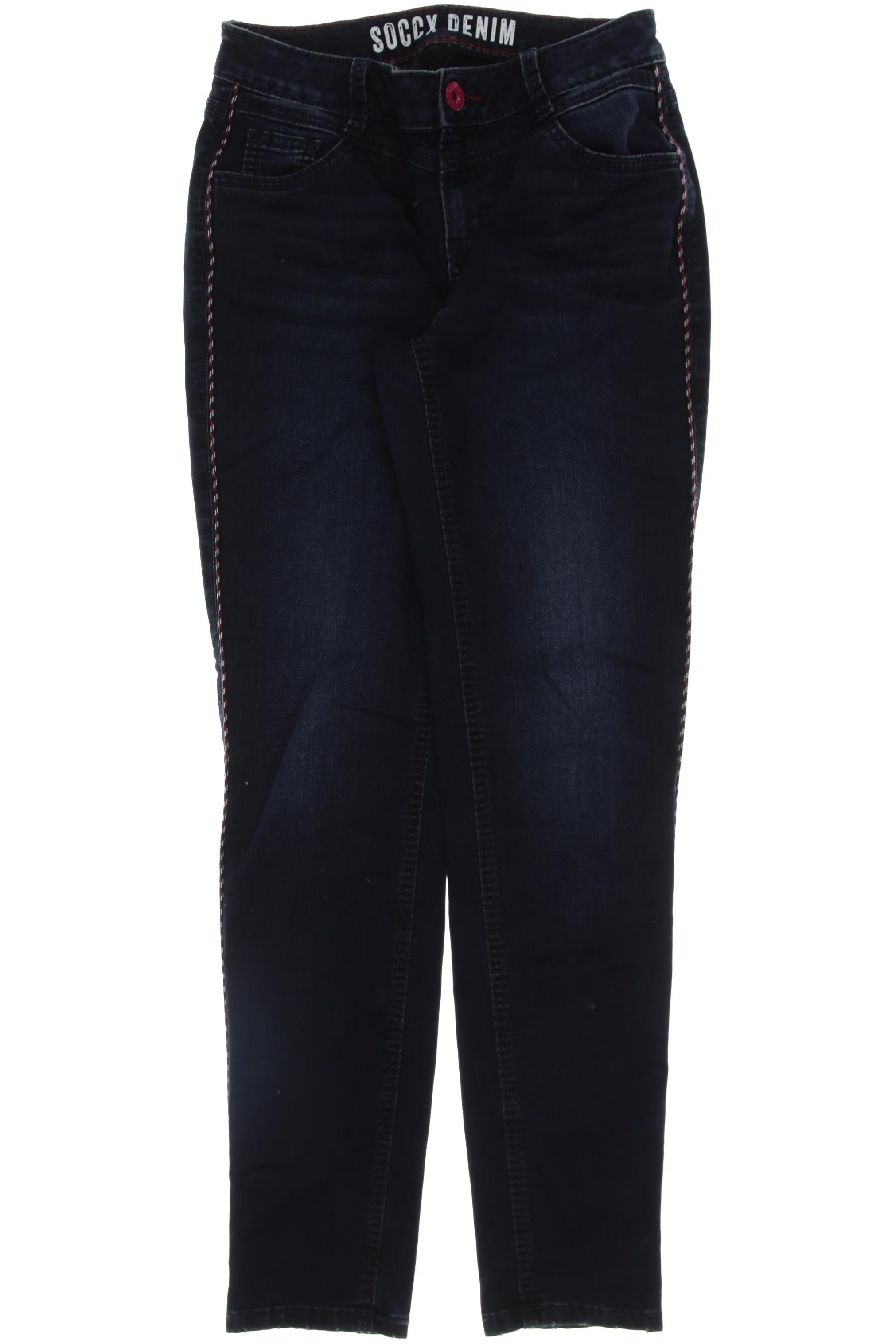

Soccx Damen Jeans, blau, Gr. 27