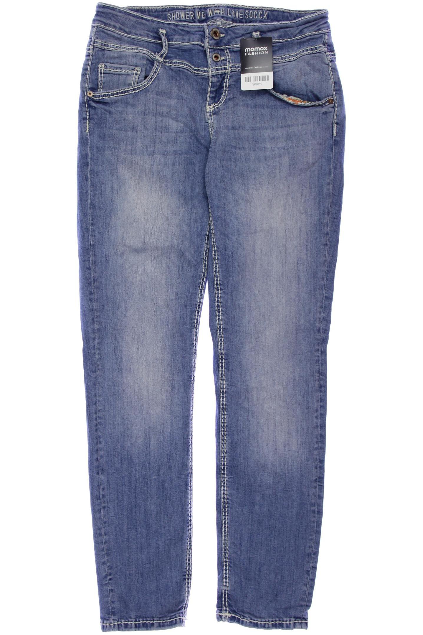 

Soccx Damen Jeans, blau, Gr. 30