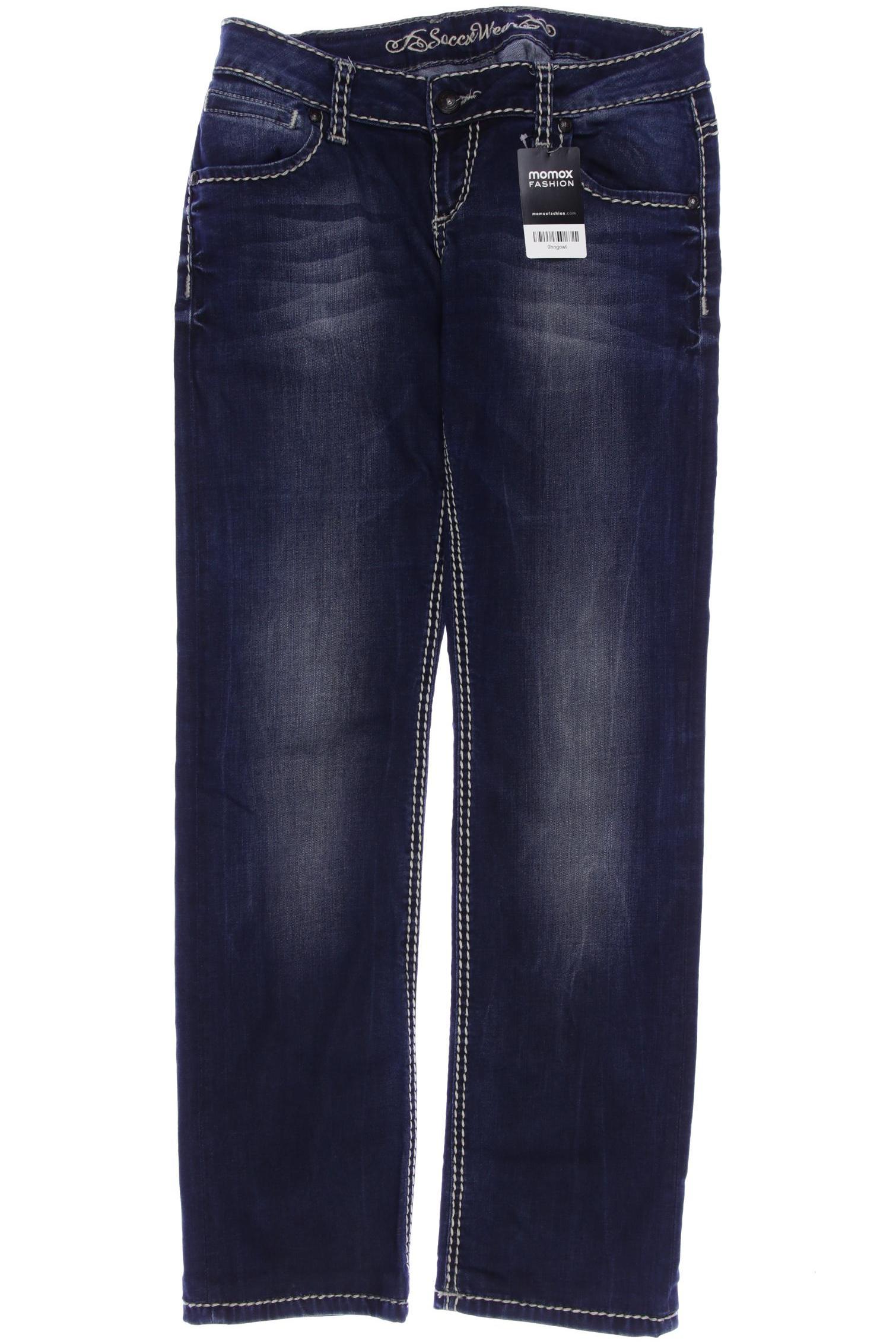 

Soccx Damen Jeans, marineblau, Gr. 30