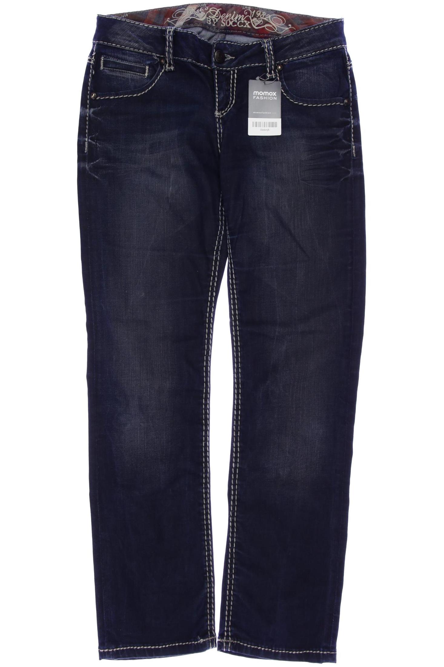 

Soccx Damen Jeans, marineblau, Gr. 29