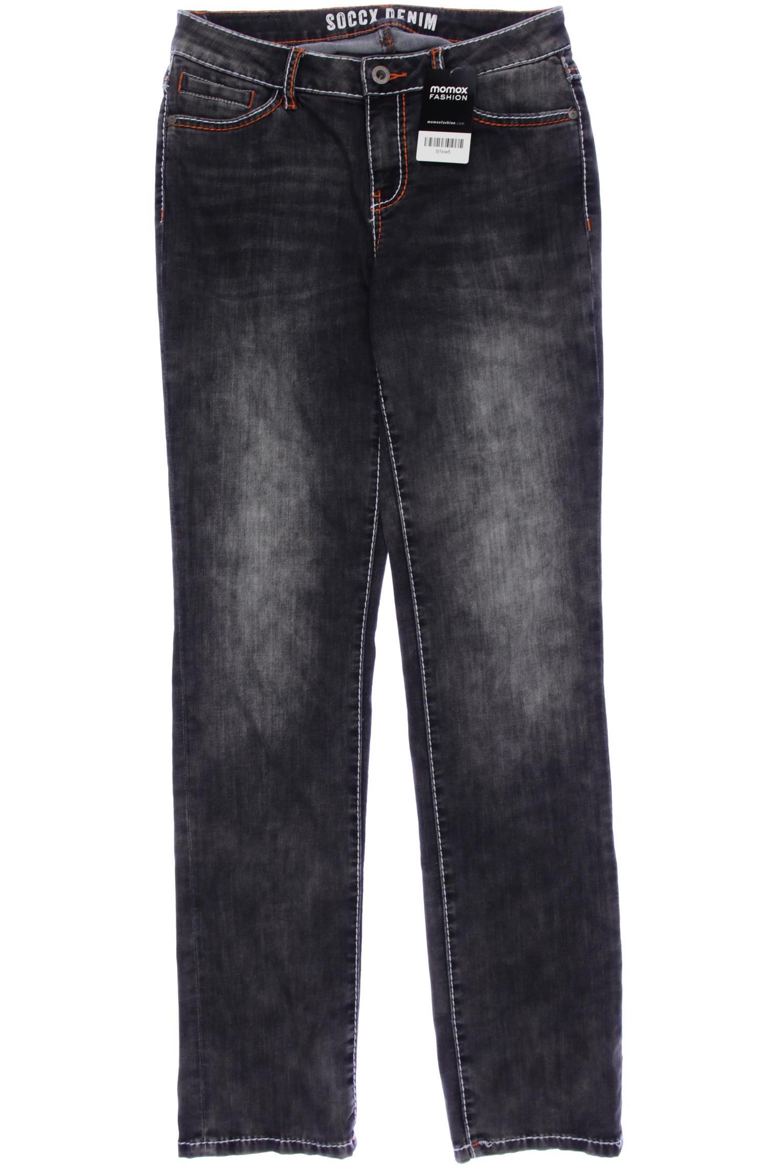 

Soccx Damen Jeans, schwarz, Gr. 29
