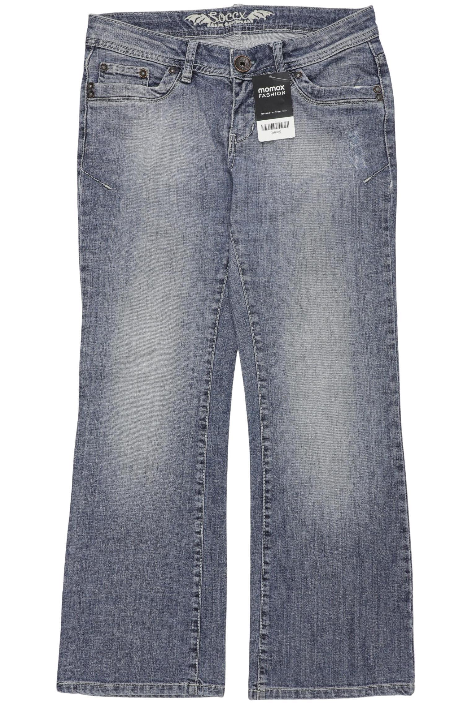 

Soccx Damen Jeans, blau, Gr. 29