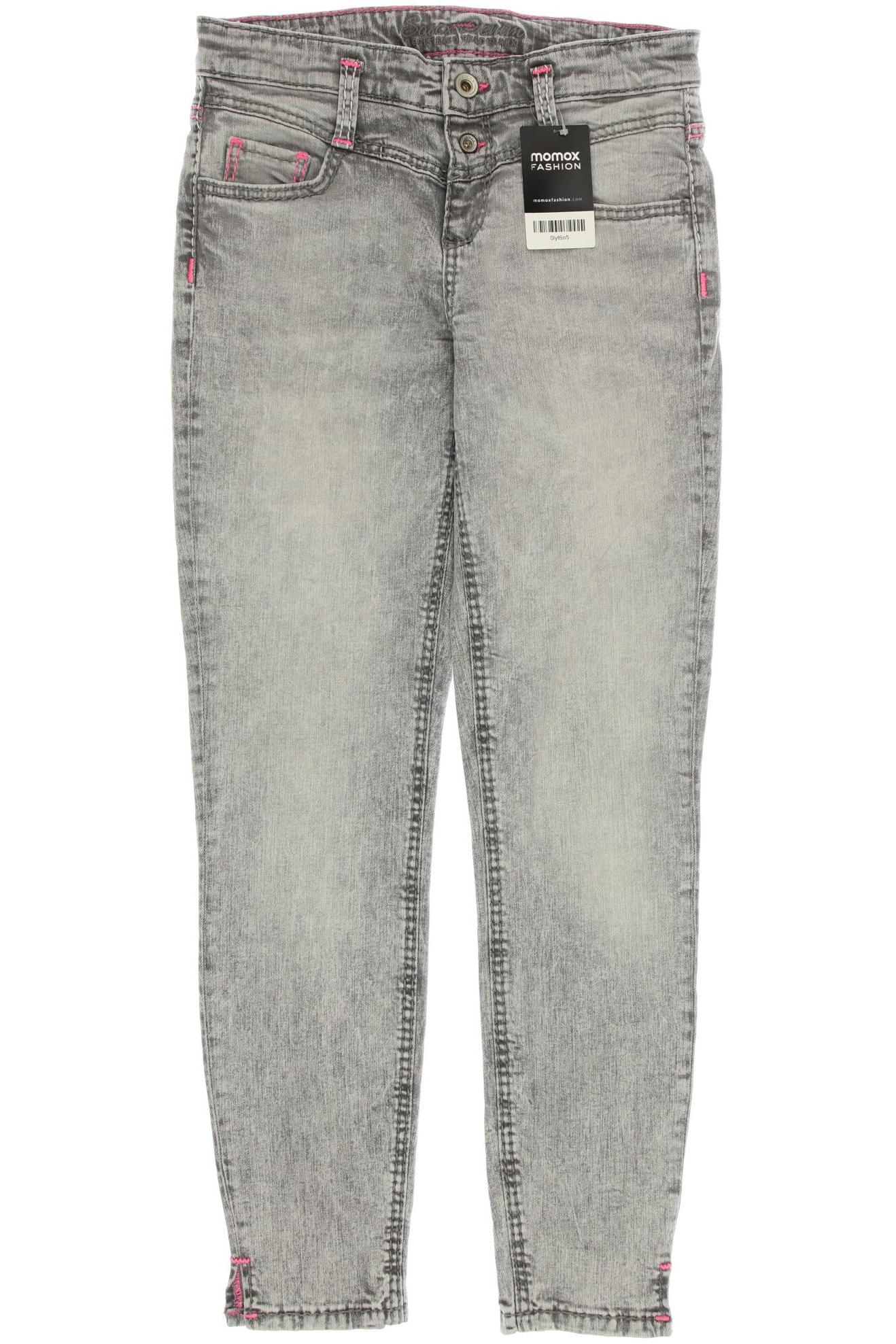 

SOCCX Damen Jeans, grau