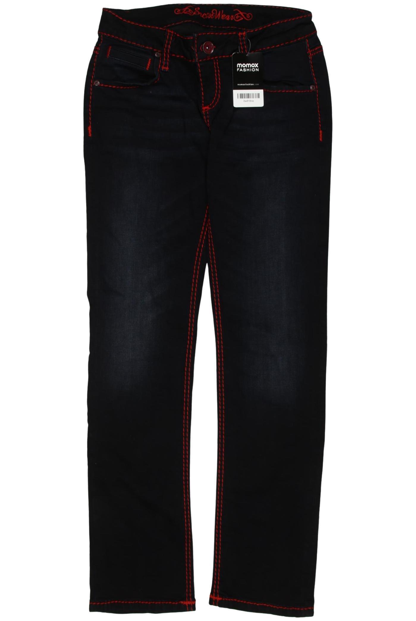 

Soccx Damen Jeans, marineblau, Gr. 28
